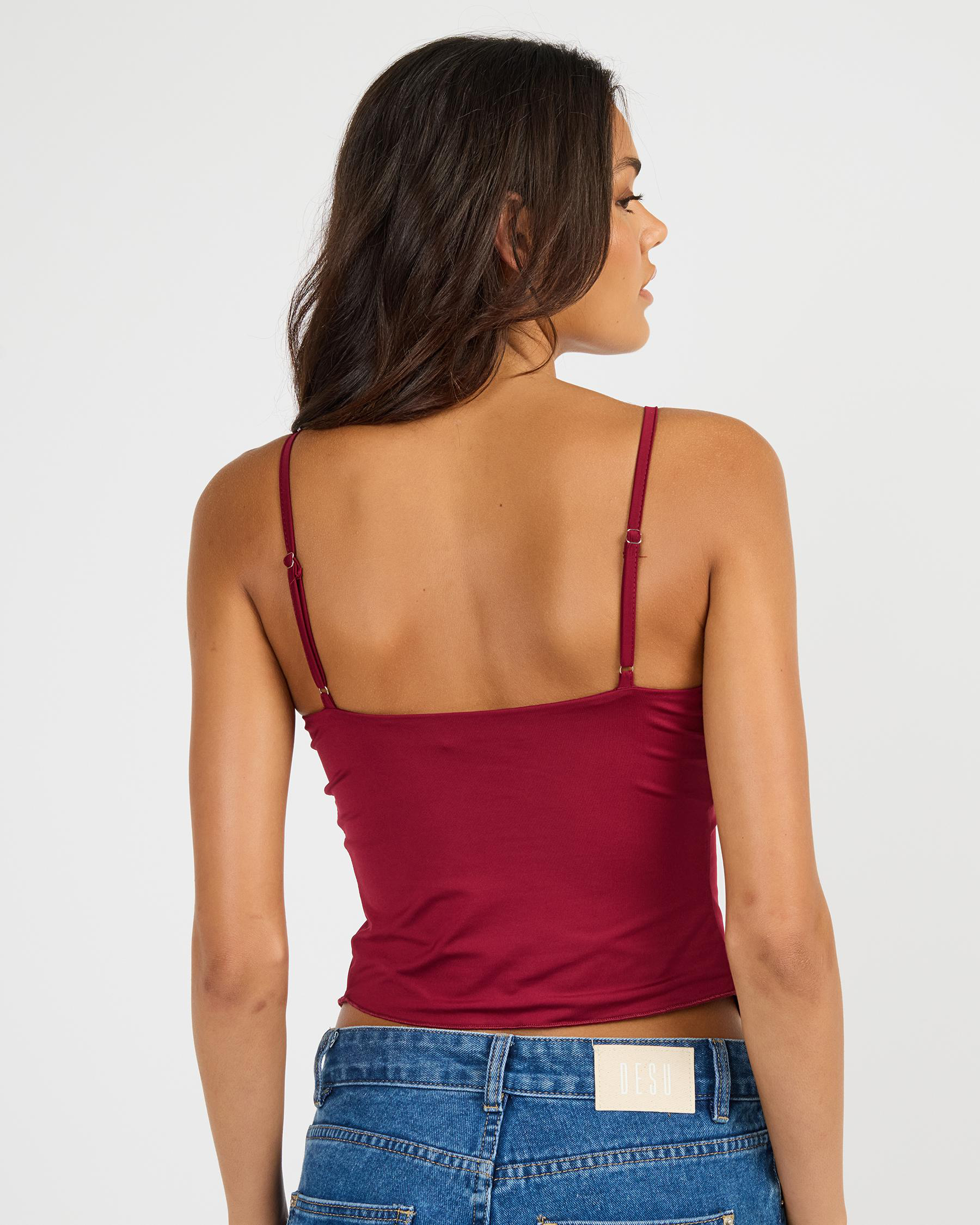 Jess Split Front Top