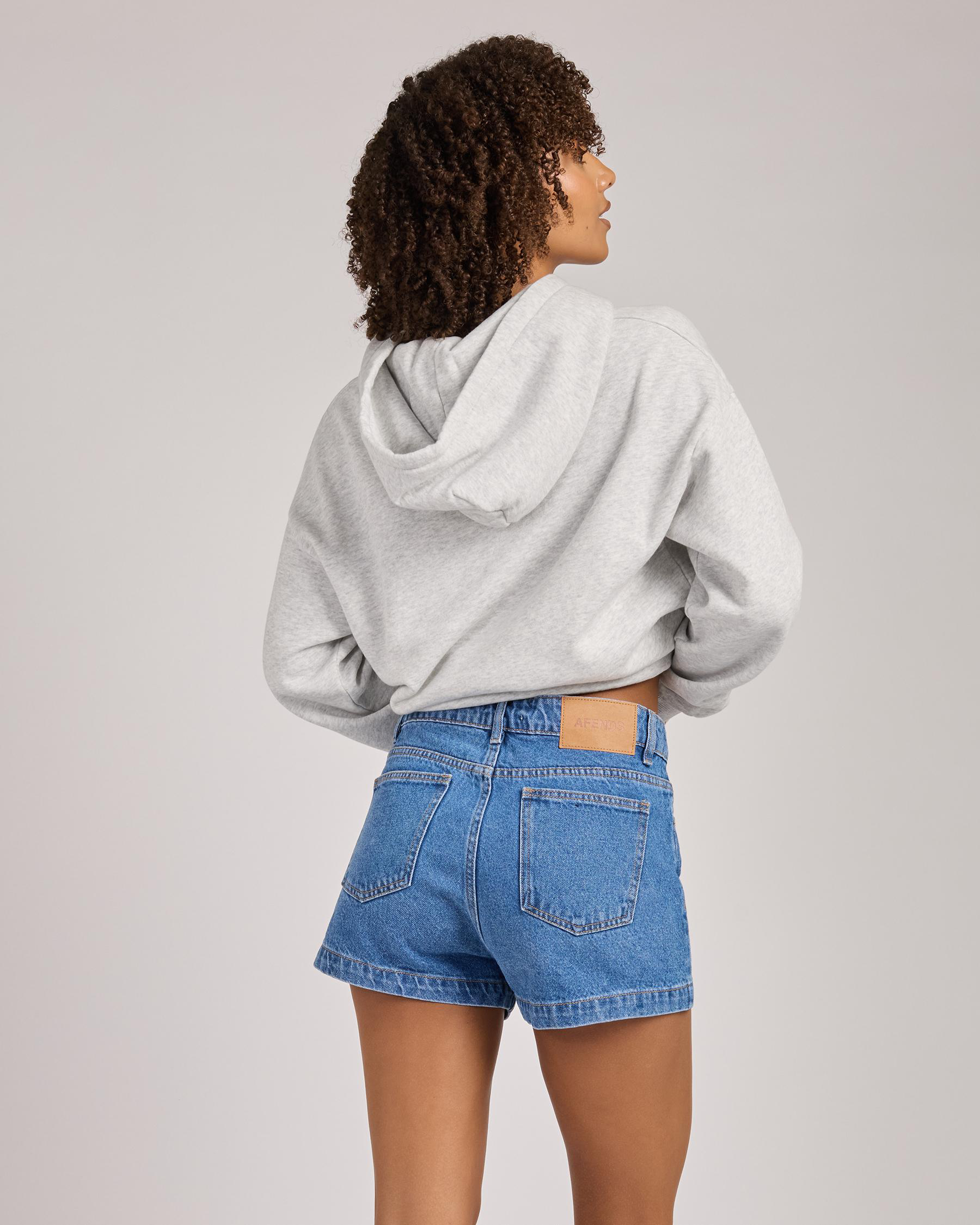 Studio High Waist Denim Shorts