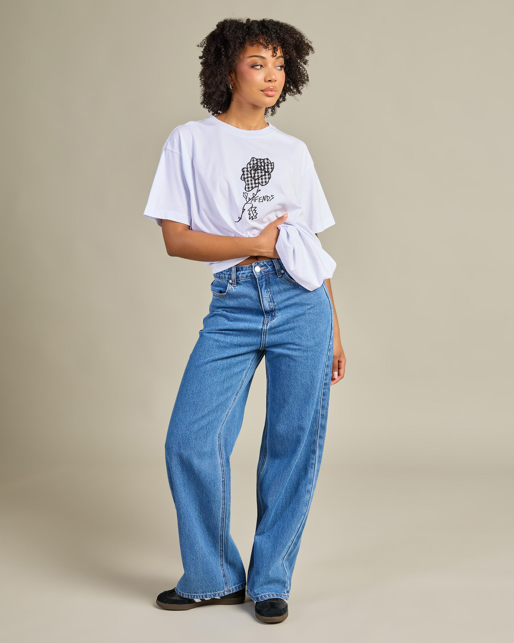 Bella Wide Leg Baggy Jean