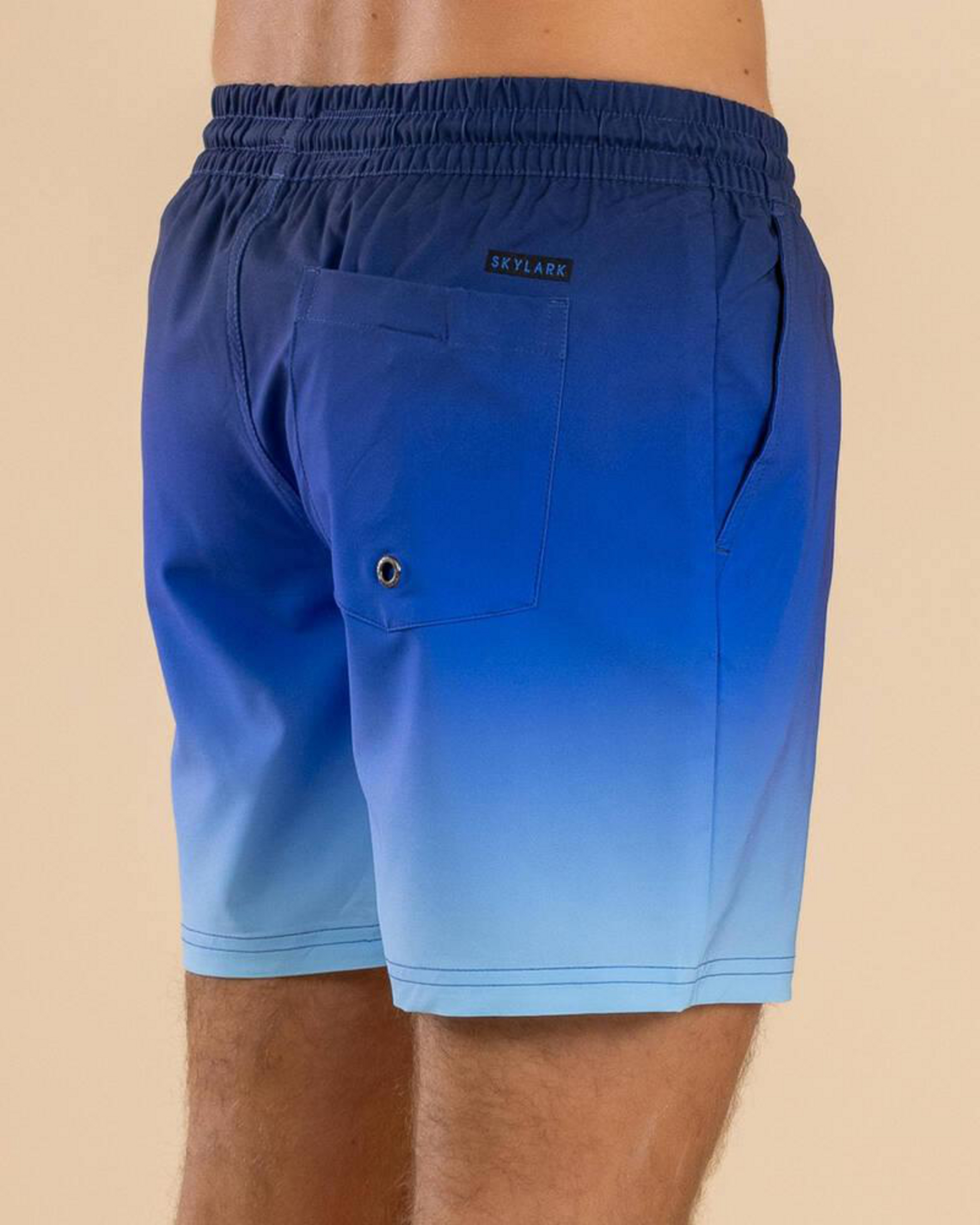 Luminous Elastic Waist Shorts