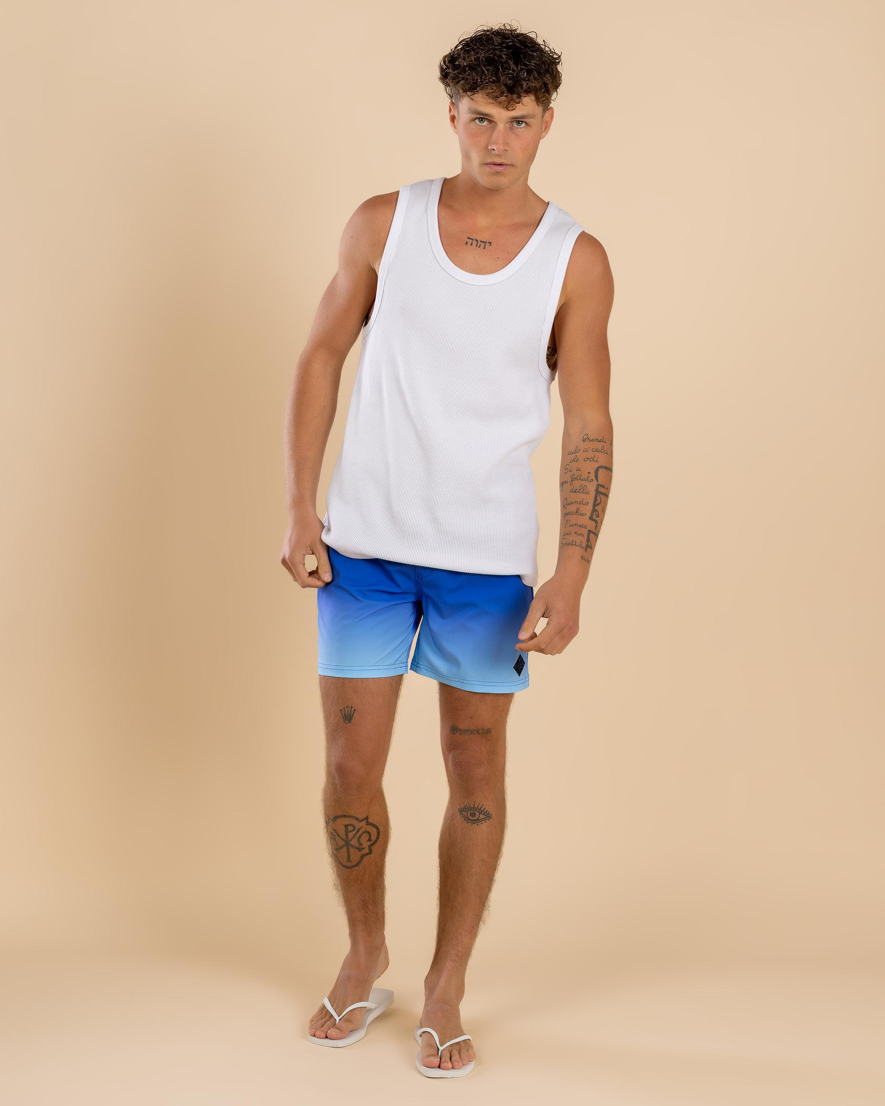 Luminous Elastic Waist Shorts