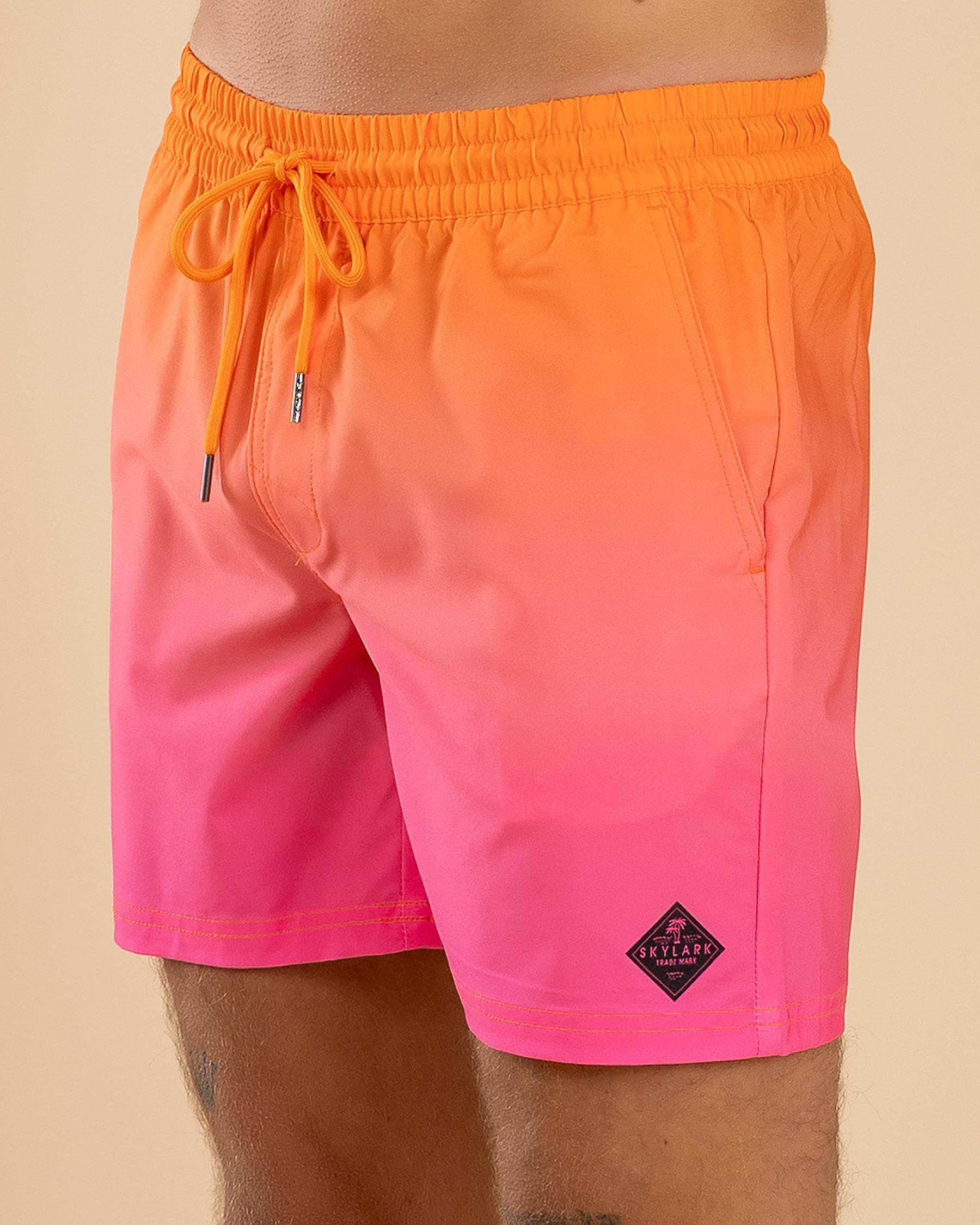 Luminous Elastic Waist Shorts