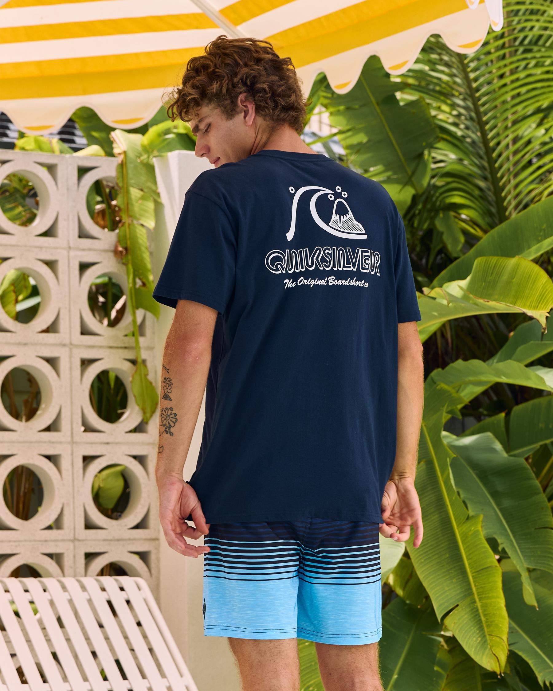 Linear Elastic Waist Shorts