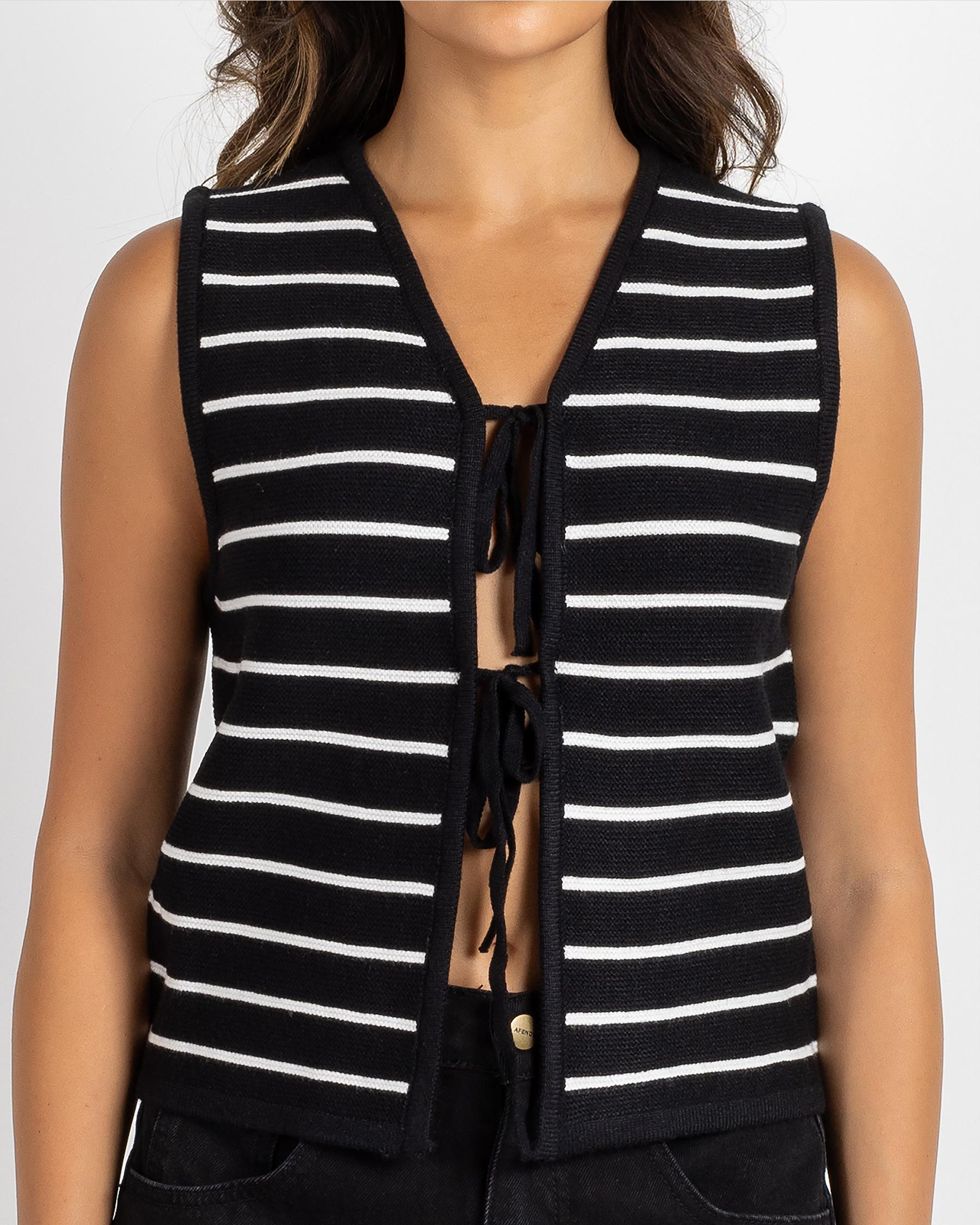 Benni Tie Front Knit Top