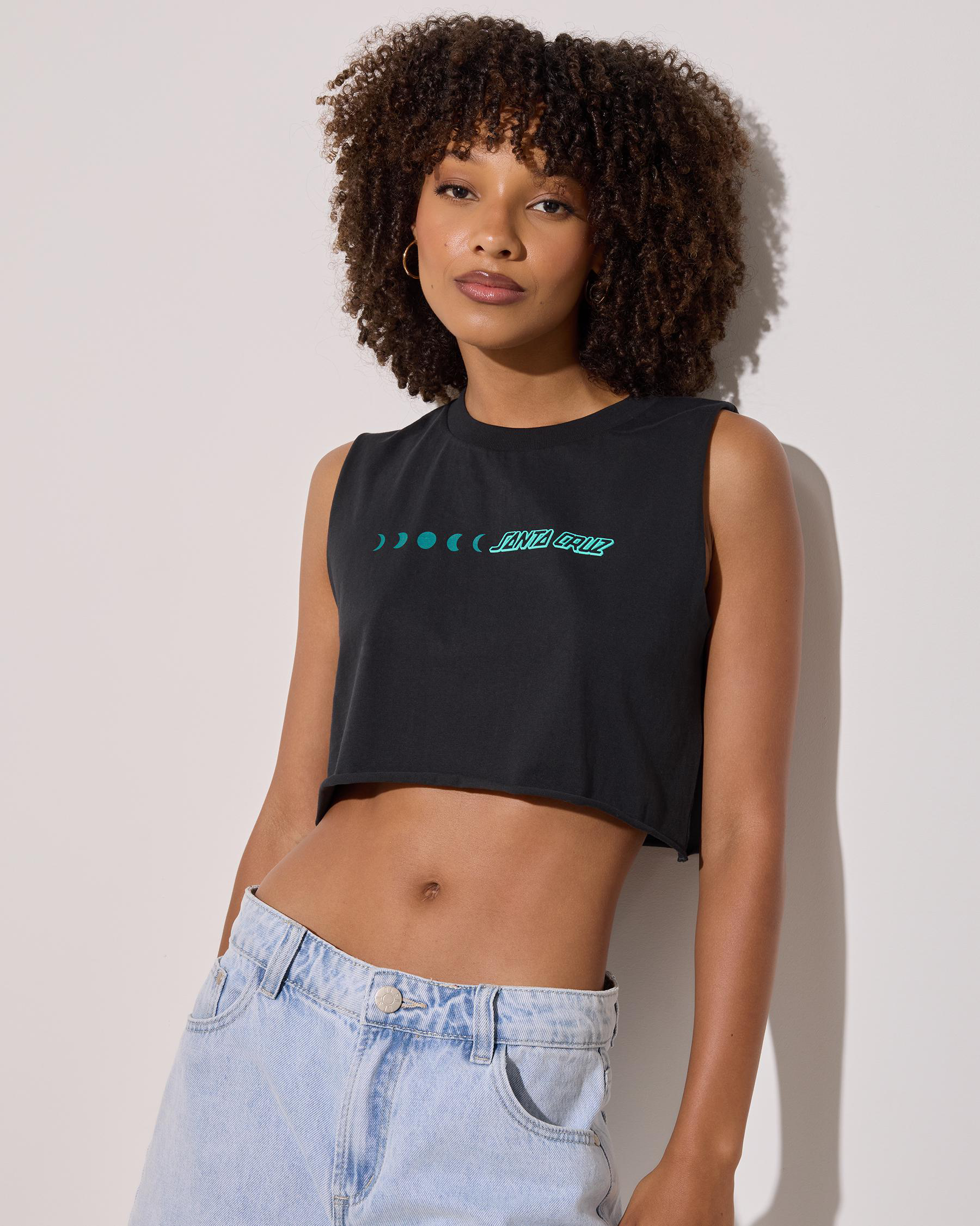 Phase Dot Centre Muscle Tank Top