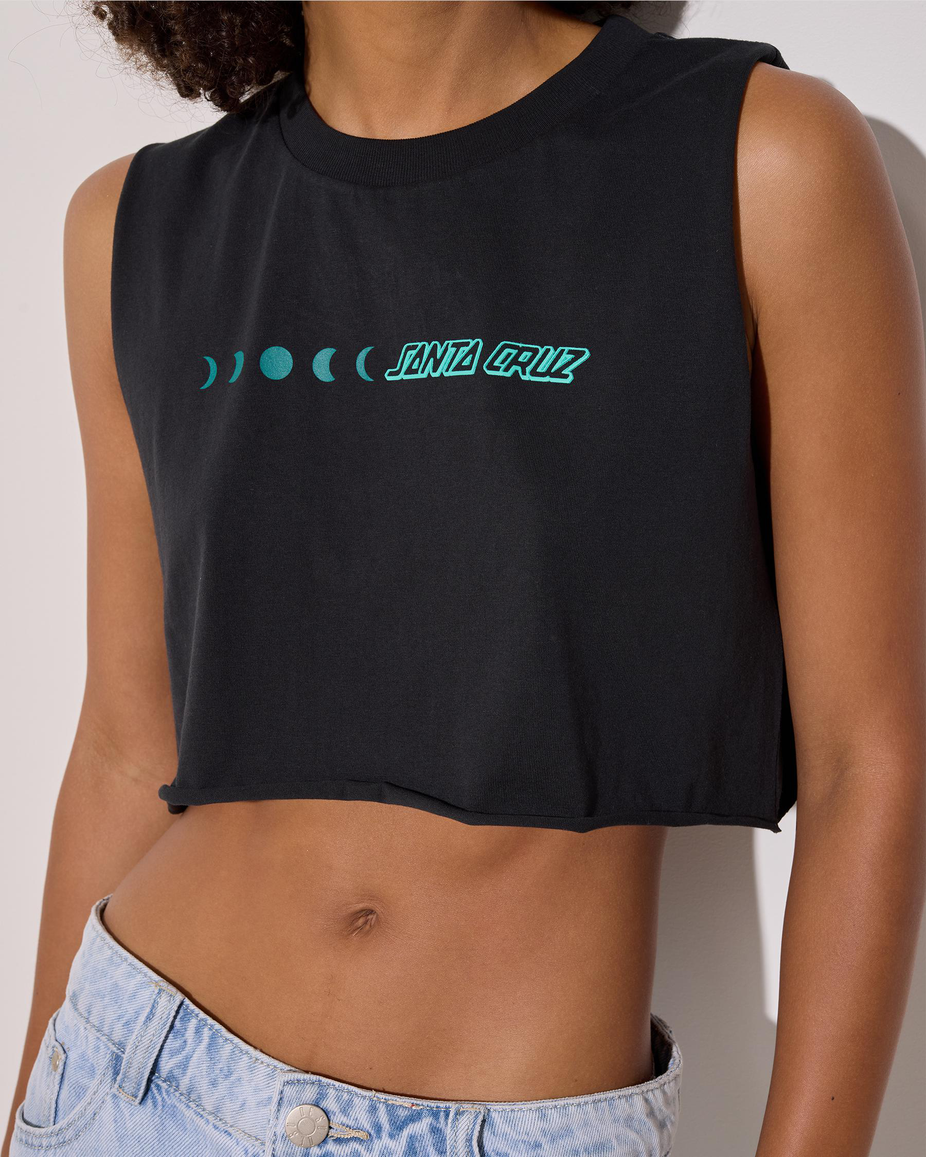 Phase Dot Centre Muscle Tank Top