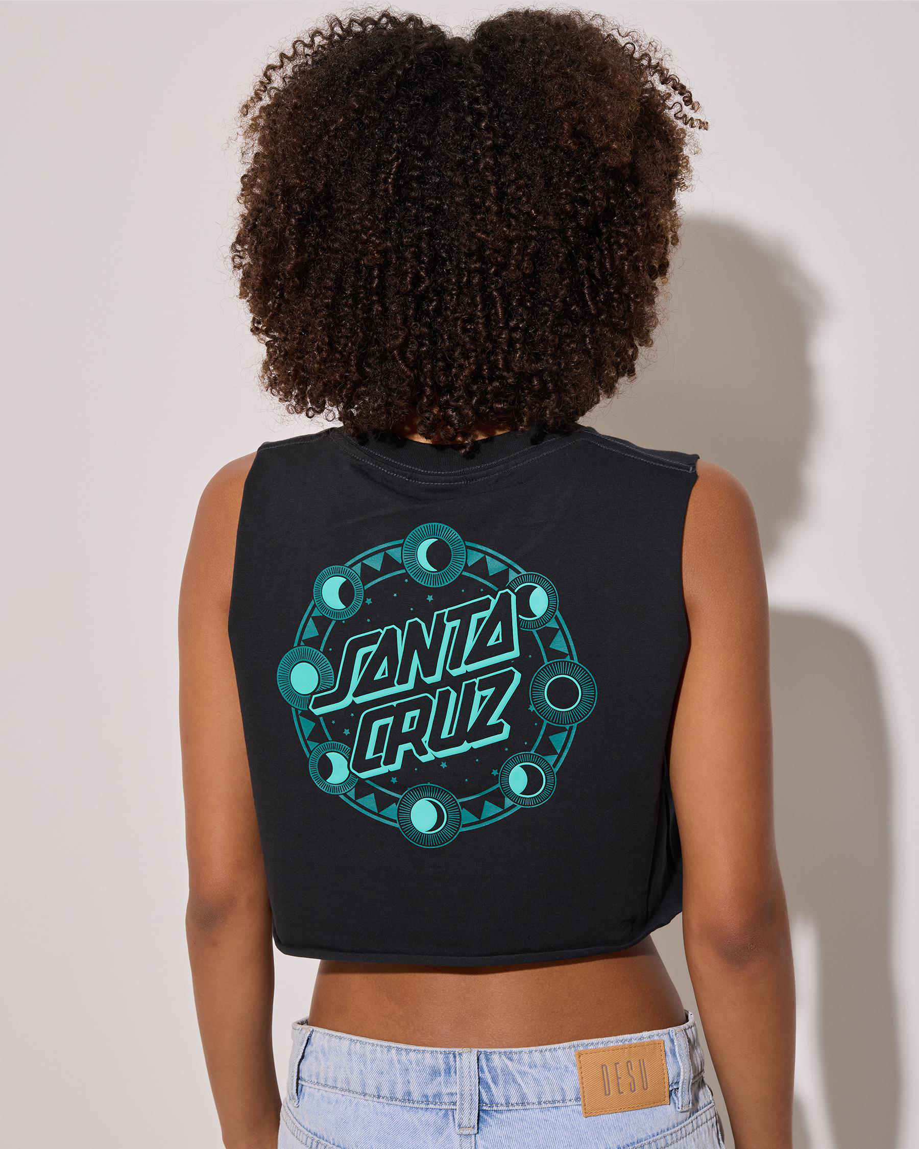 Phase Dot Centre Muscle Tank Top