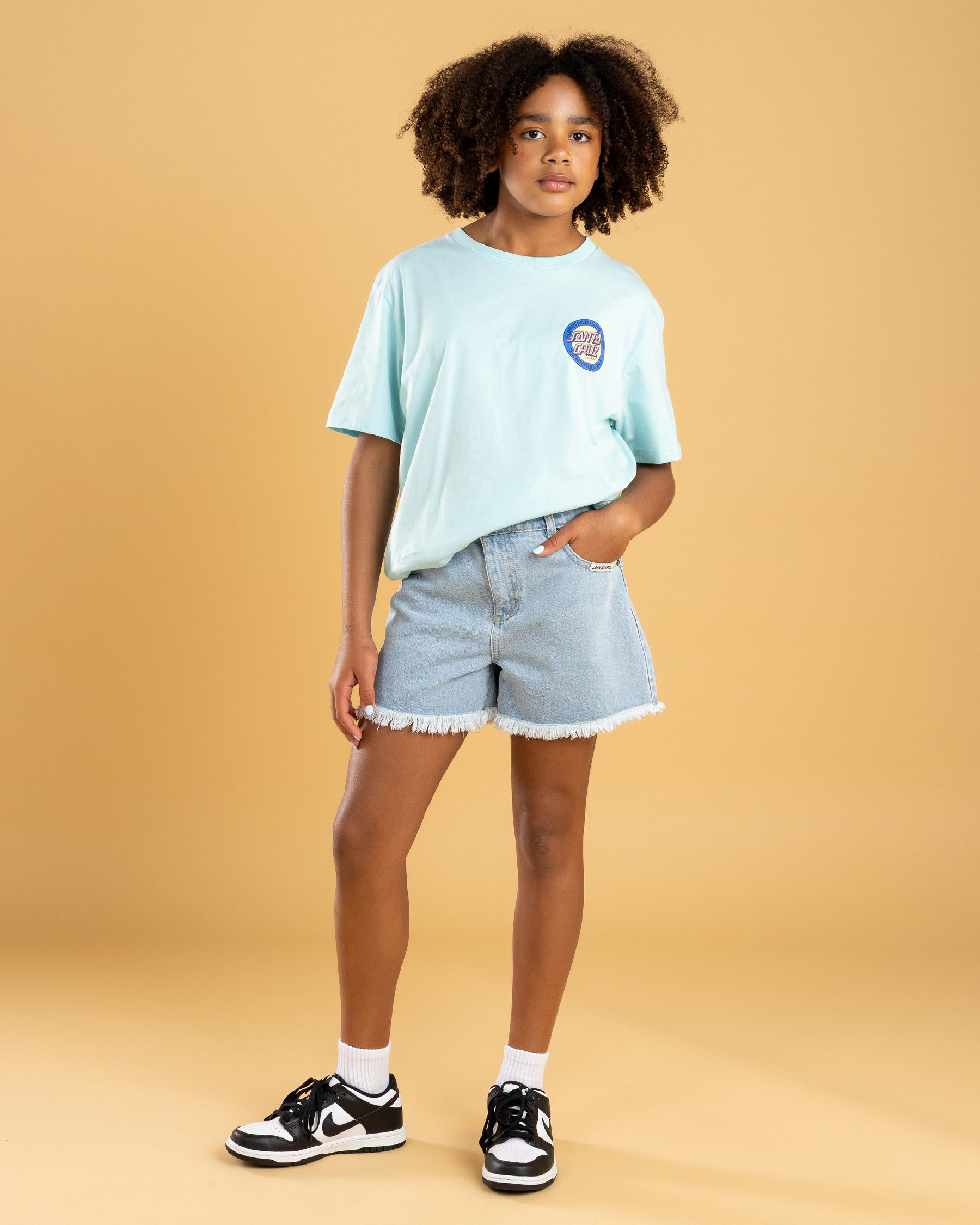 MFG Retro Dot Denim Shorts