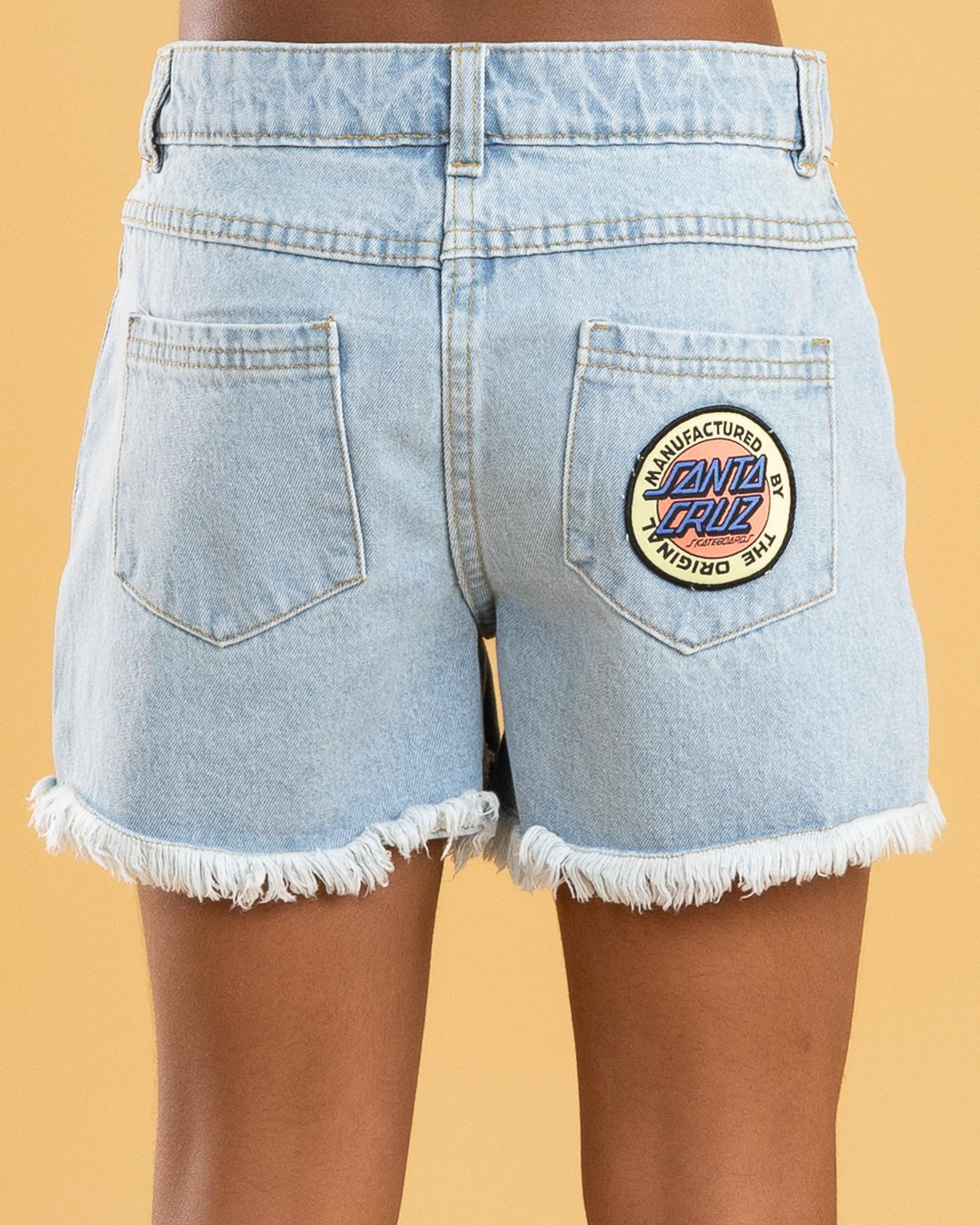 MFG Retro Dot Denim Shorts