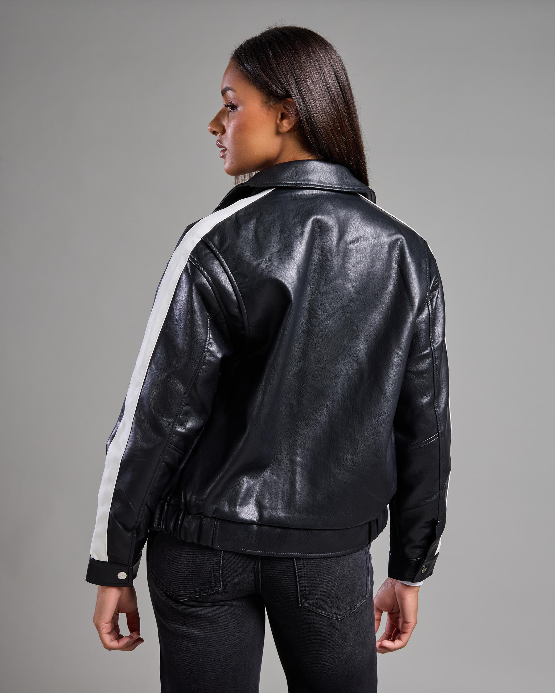 Revolver Faux Leather Jacket
