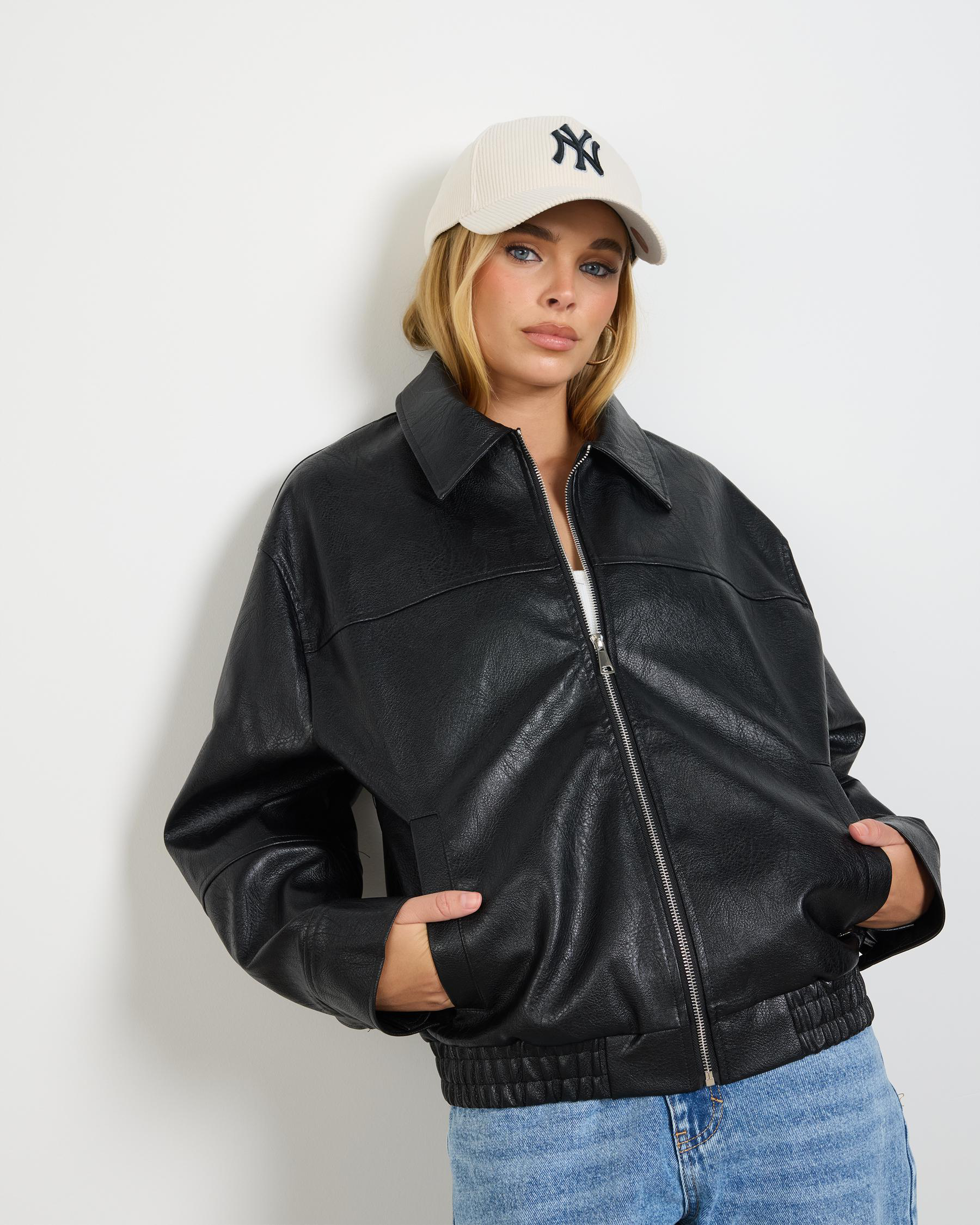 Aston Faux Leather Jacket