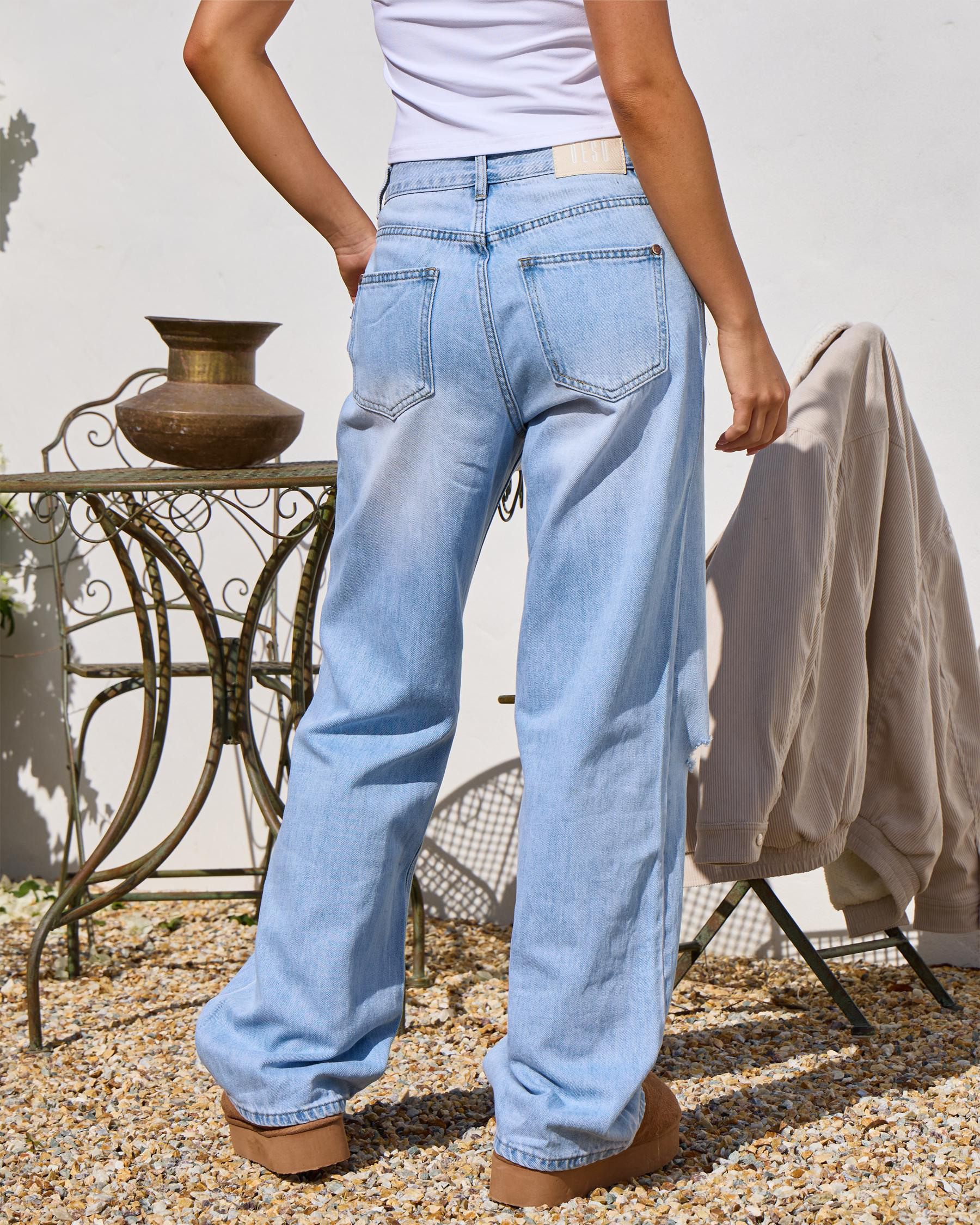 Stones Straight Leg Jeans