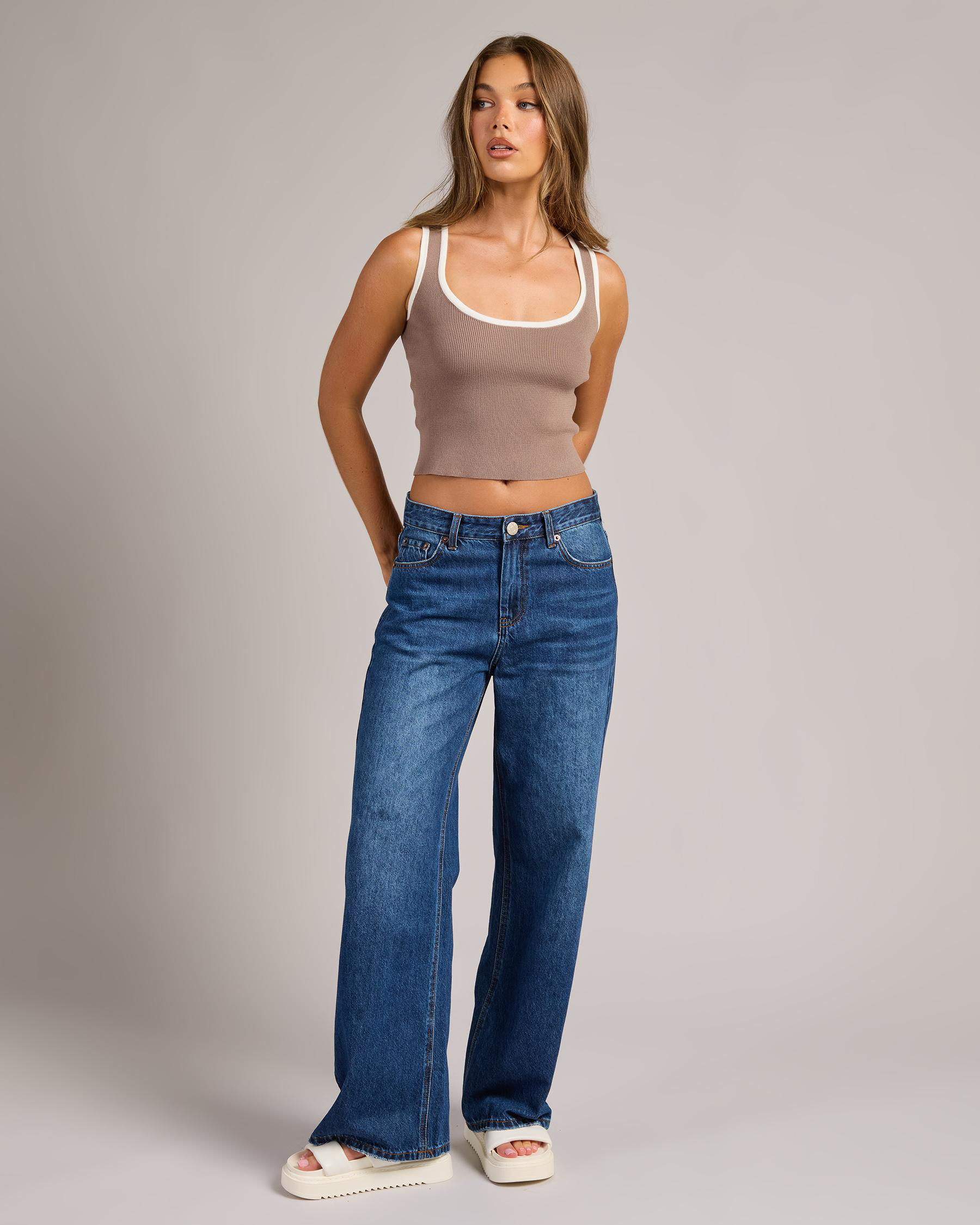 Bambi Basic Knit Top