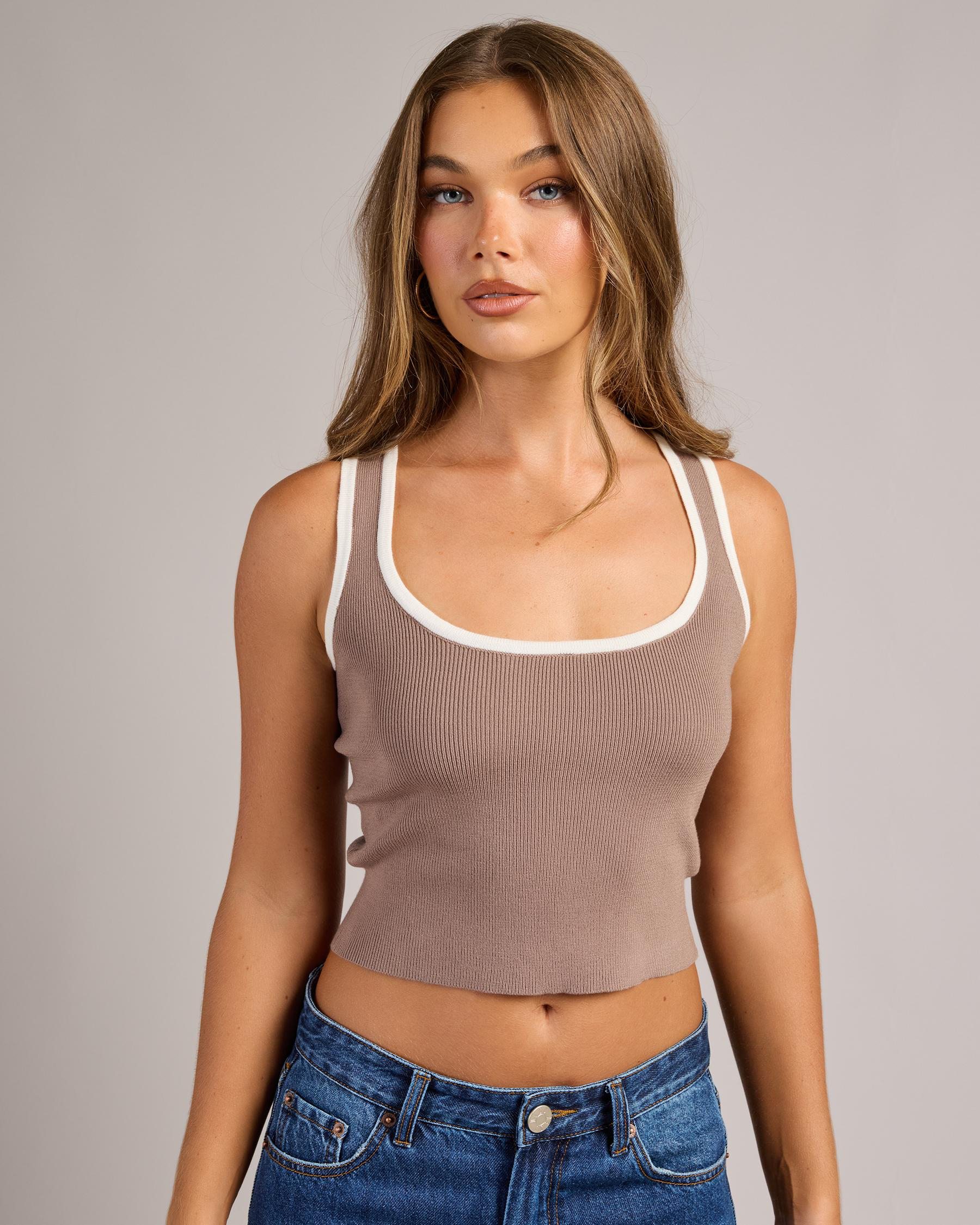 Bambi Basic Knit Top