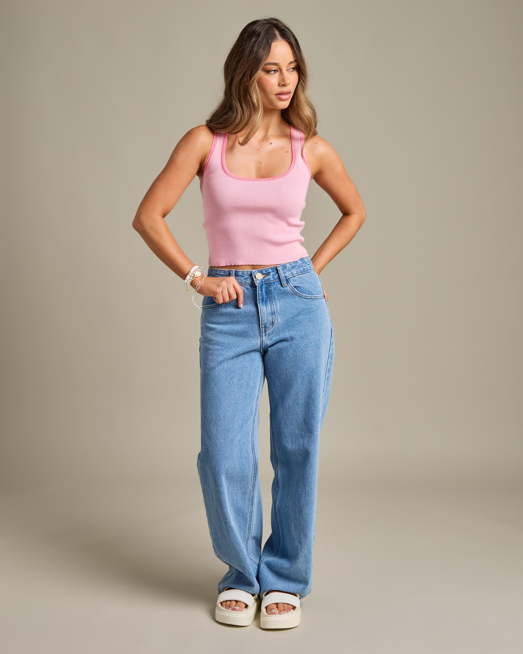 Bambi Basic Knit Top