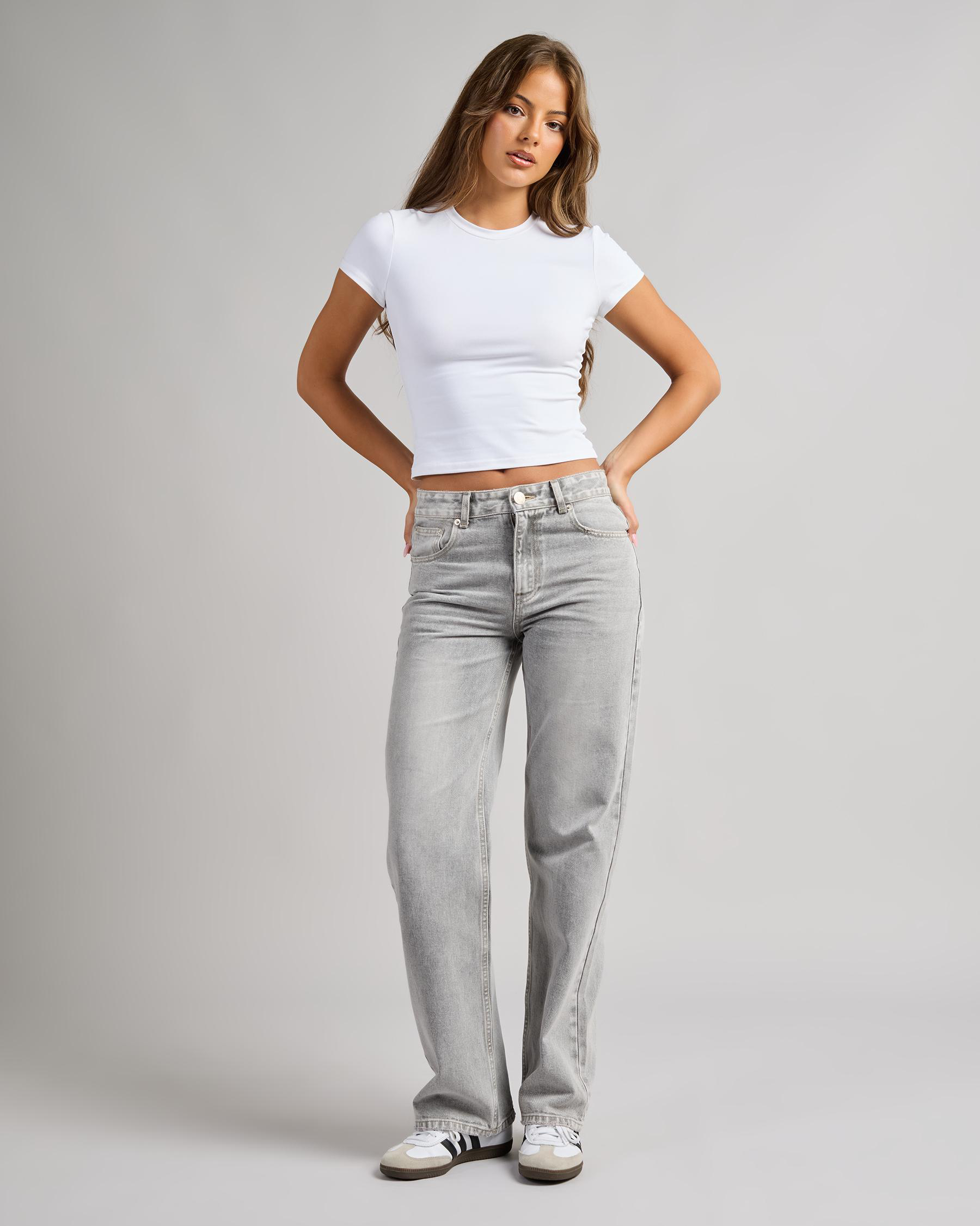 Rocker Straight Leg Jeans