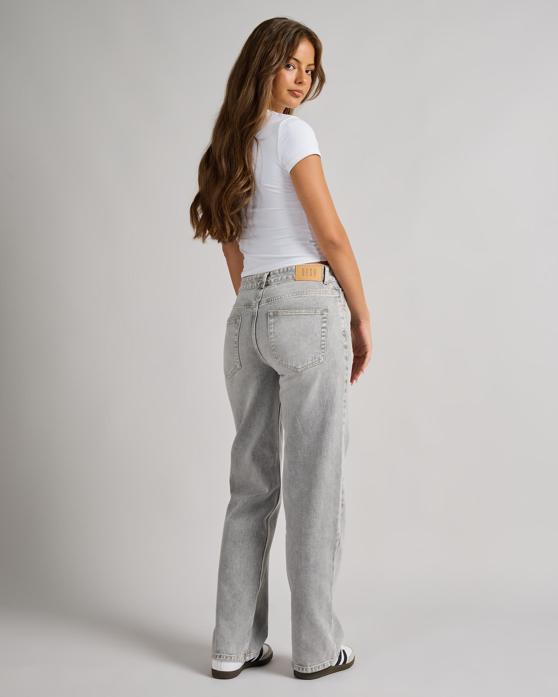 Rocker Straight Leg Jeans