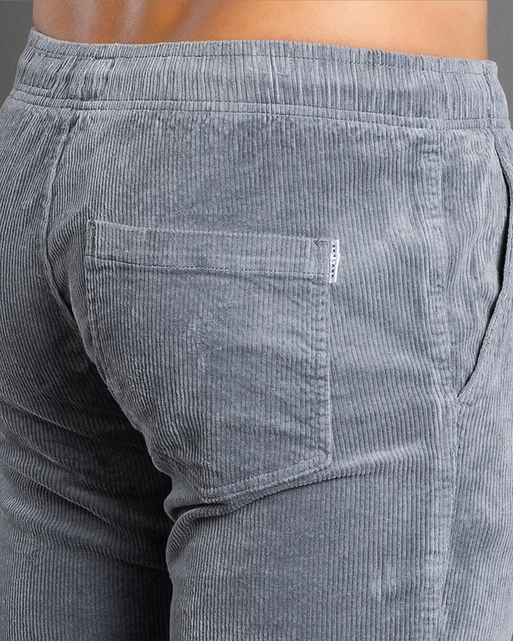 Texture Elastic Waist Shorts