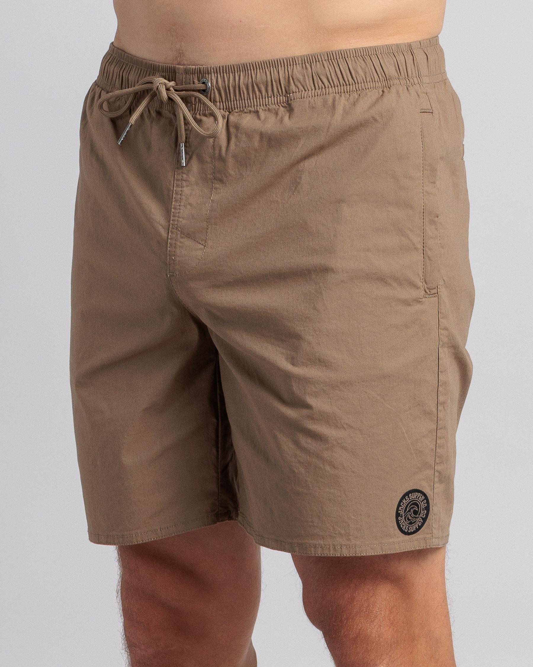 Junction Elastic Waist Shorts
