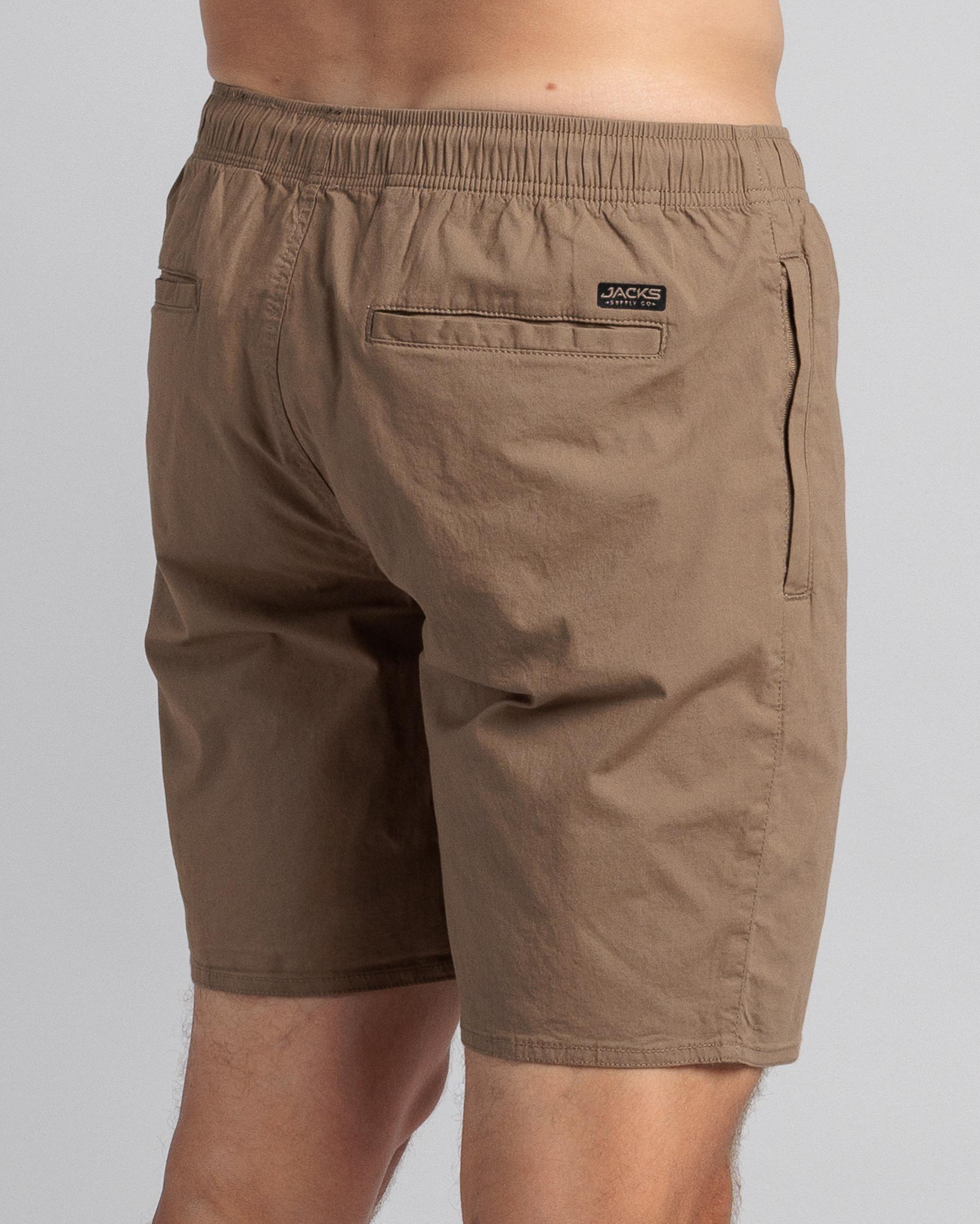 Junction Elastic Waist Shorts