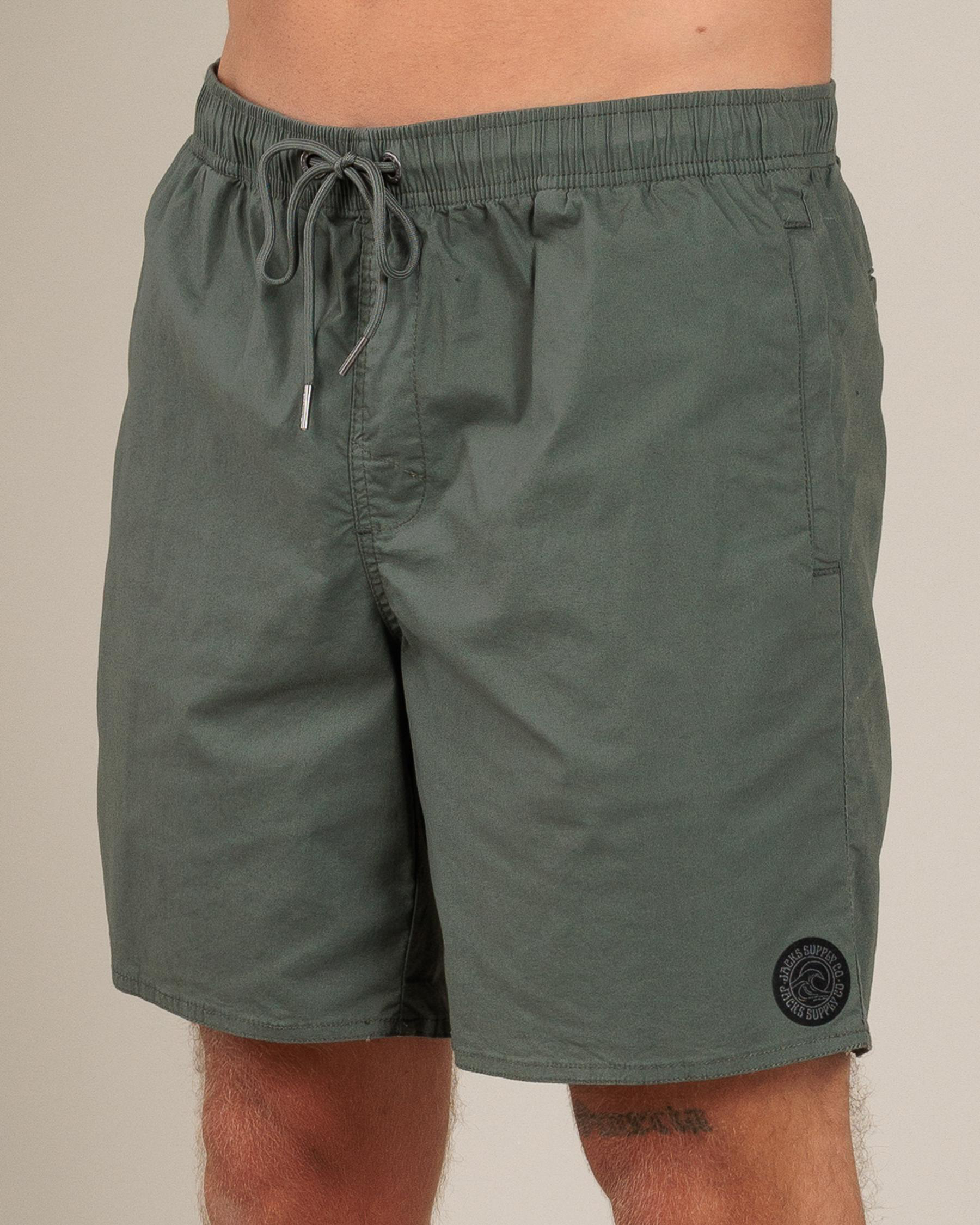 Junction Elastic Waist Shorts