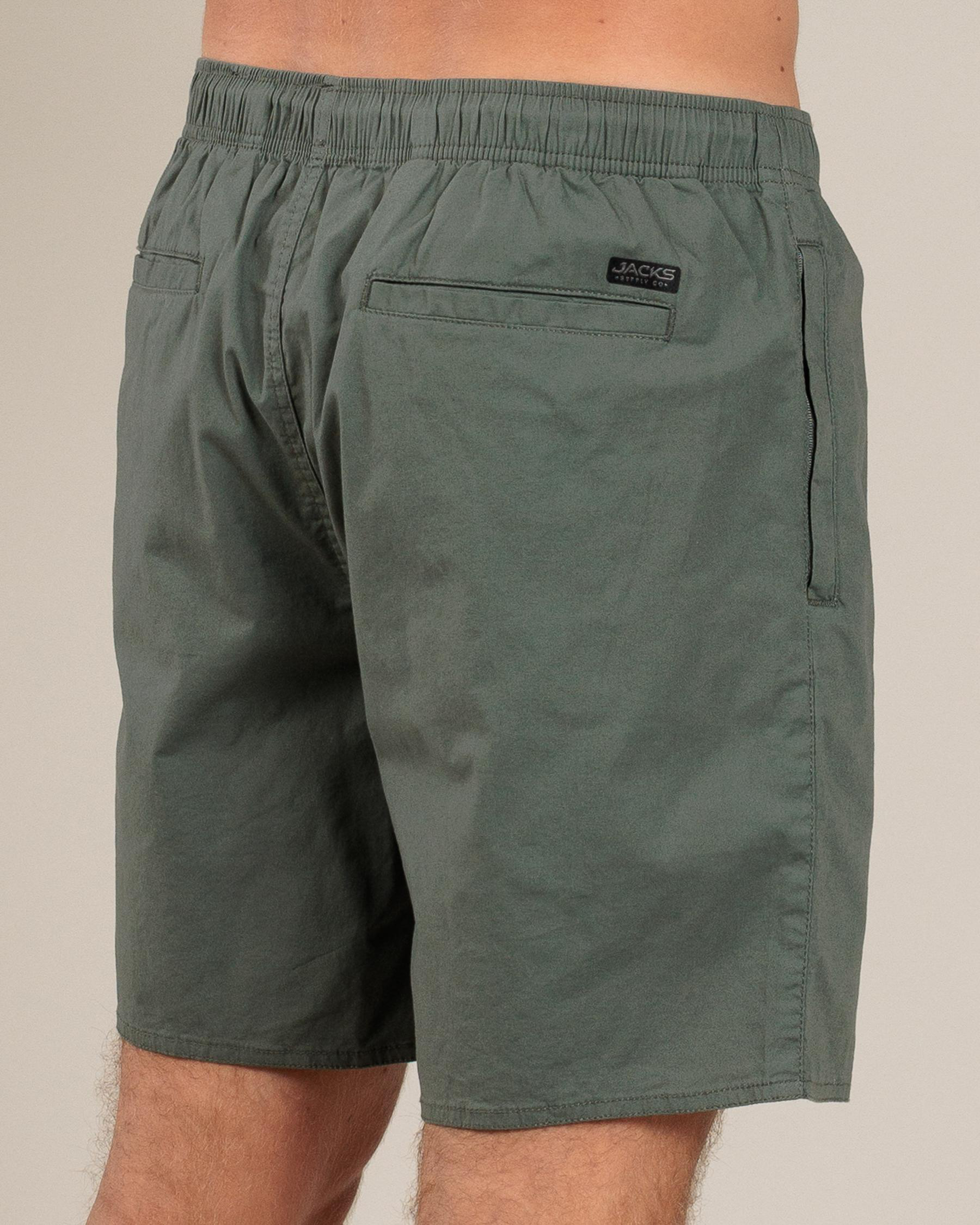 Junction Elastic Waist Shorts