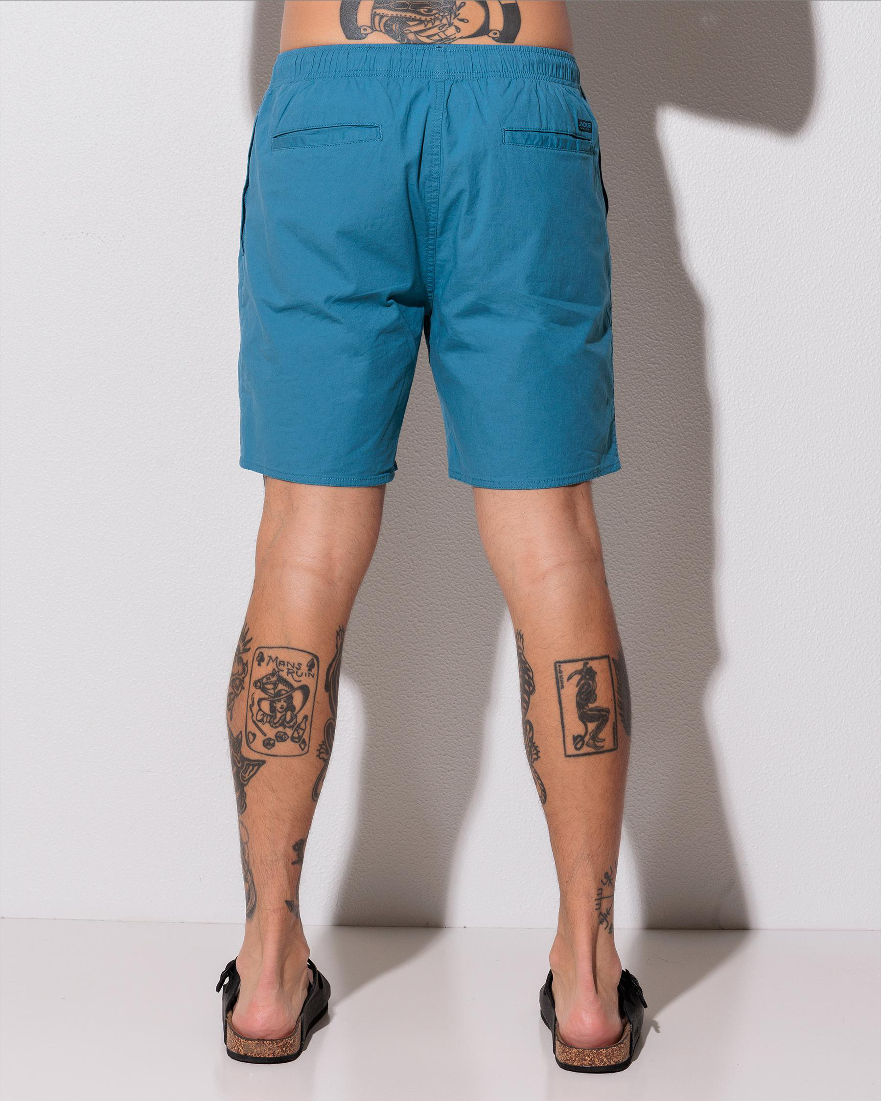 Junction Elastic Waist Shorts