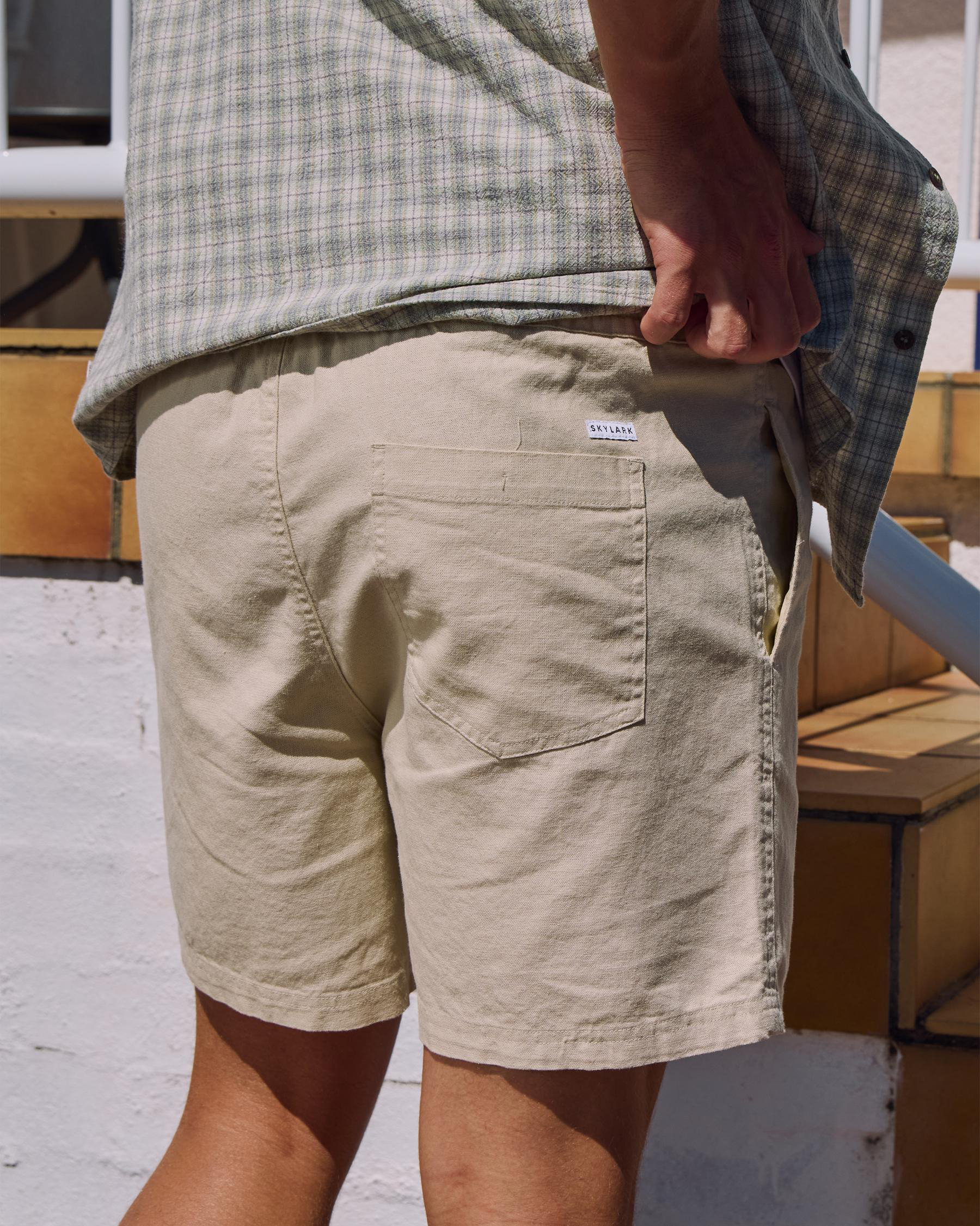 Sustain Elastic Waist Shorts
