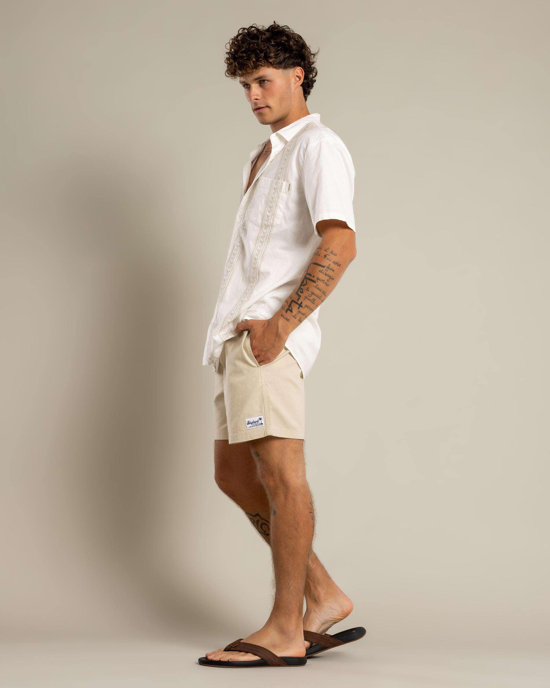 Sustain Elastic Waist Shorts