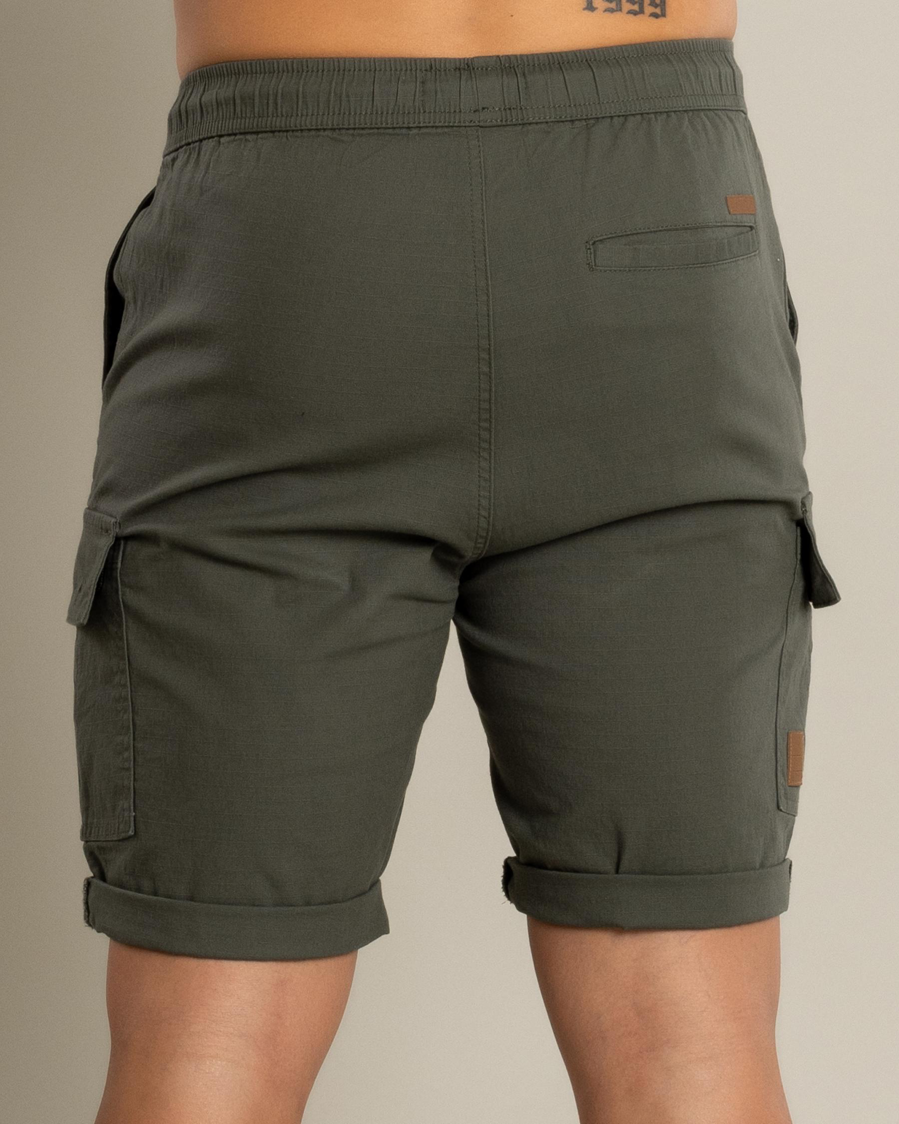 Shroud Elastic Waist Shorts