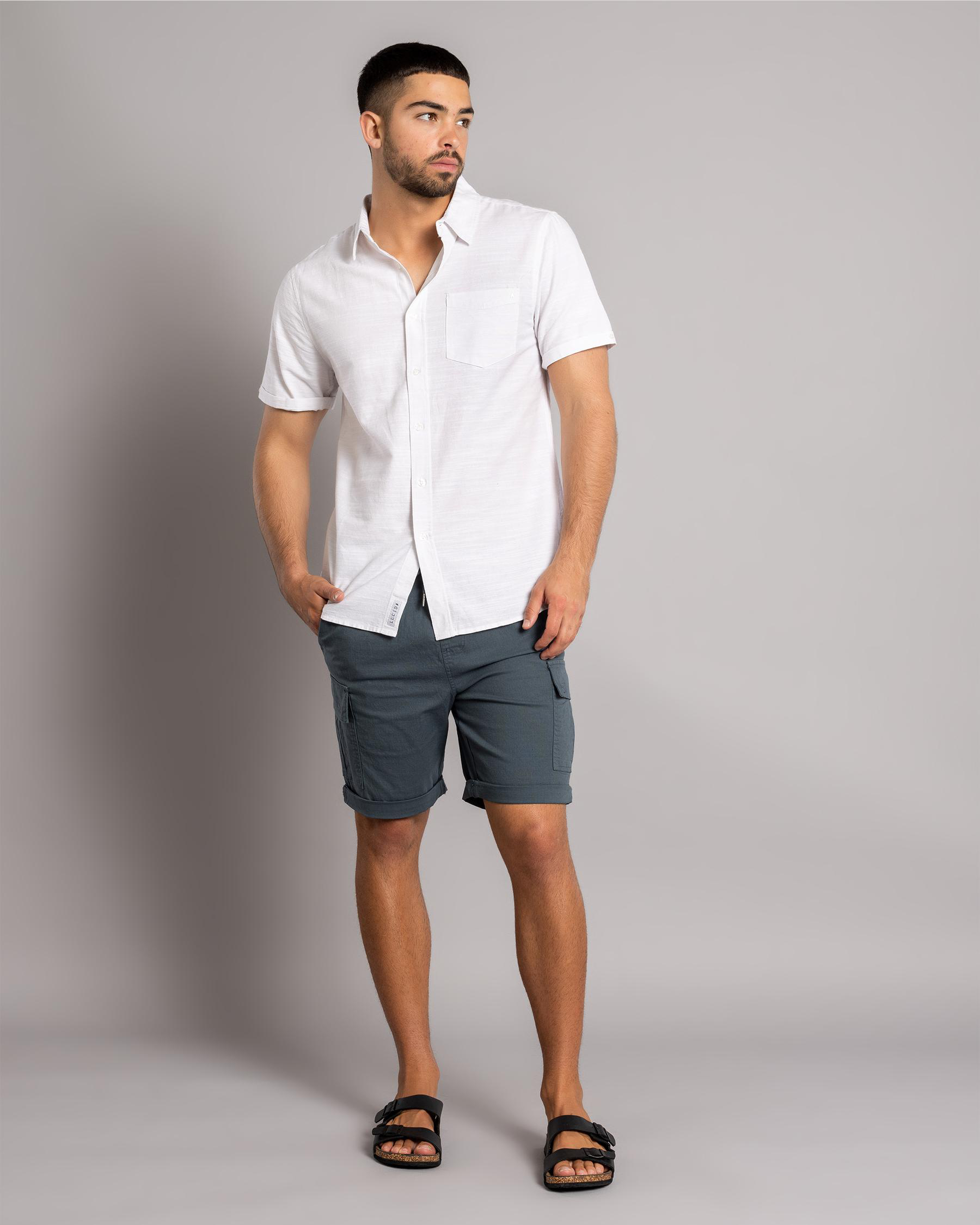 Shroud Elastic Waist Shorts