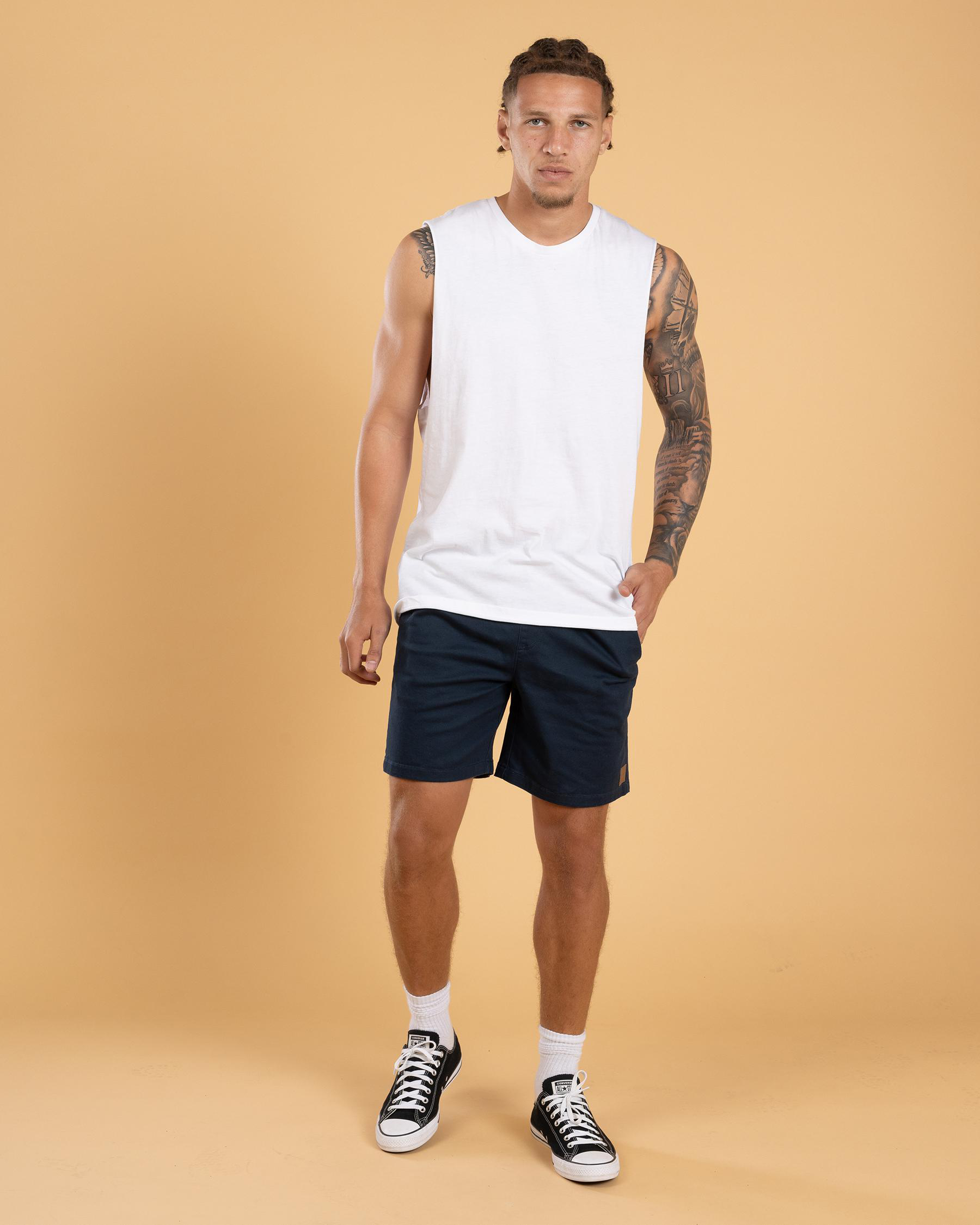 Switch Elastic Waist Shorts