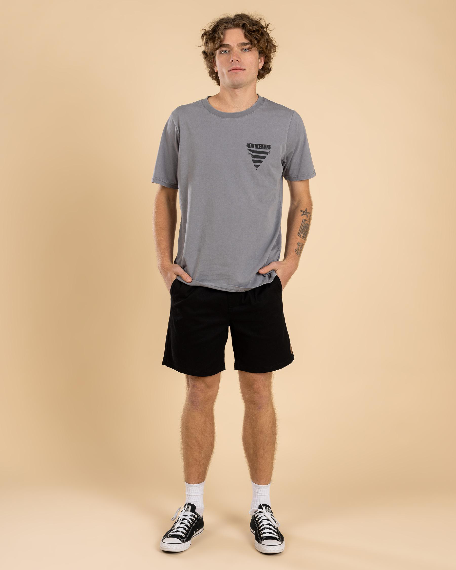 Switch Elastic Waist Shorts