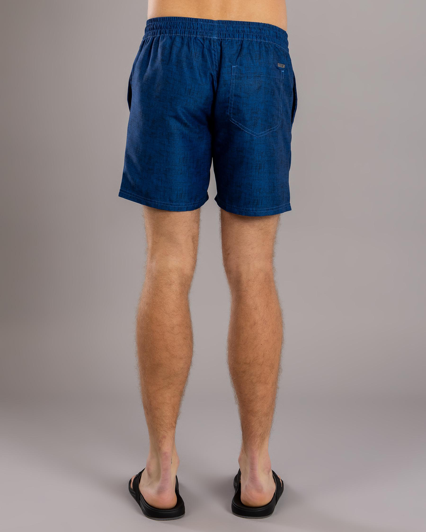 Encrypted Elastic Waist Shorts