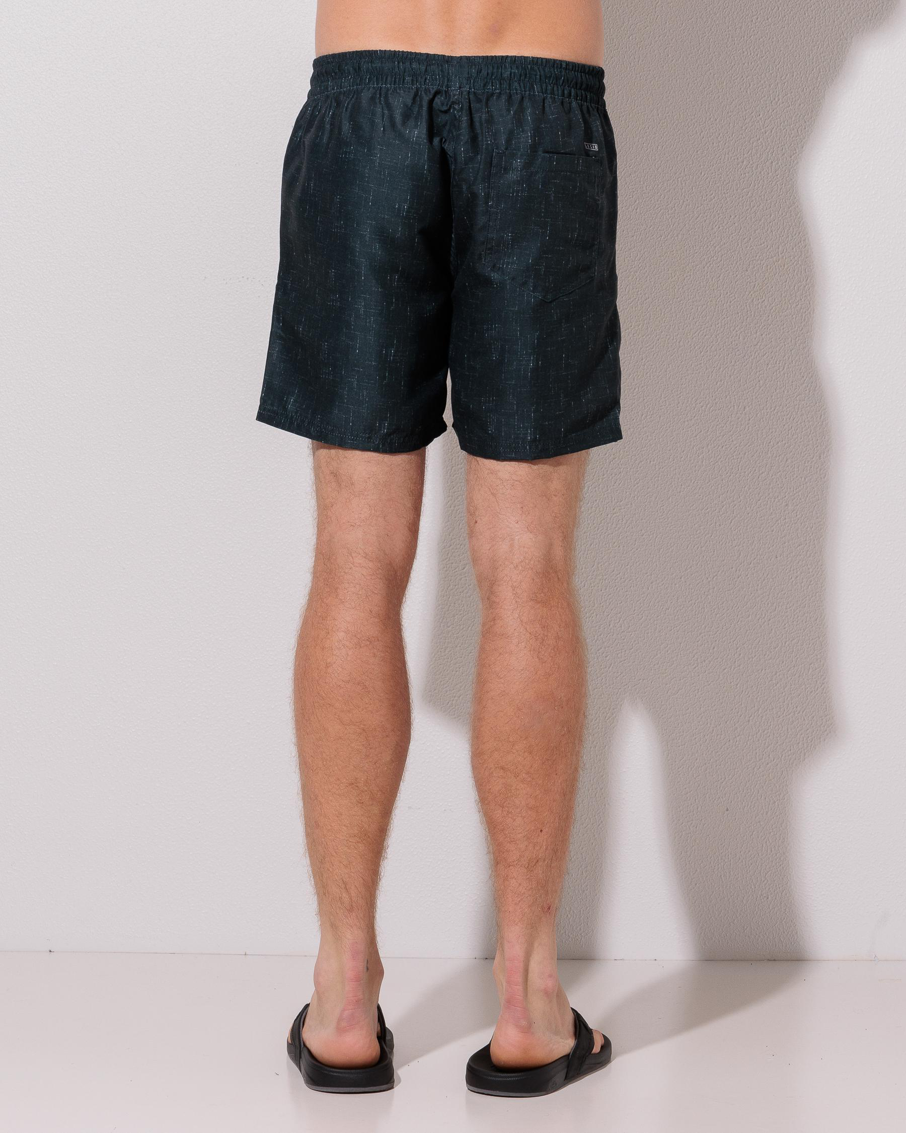 Encrypted Elastic Waist Shorts