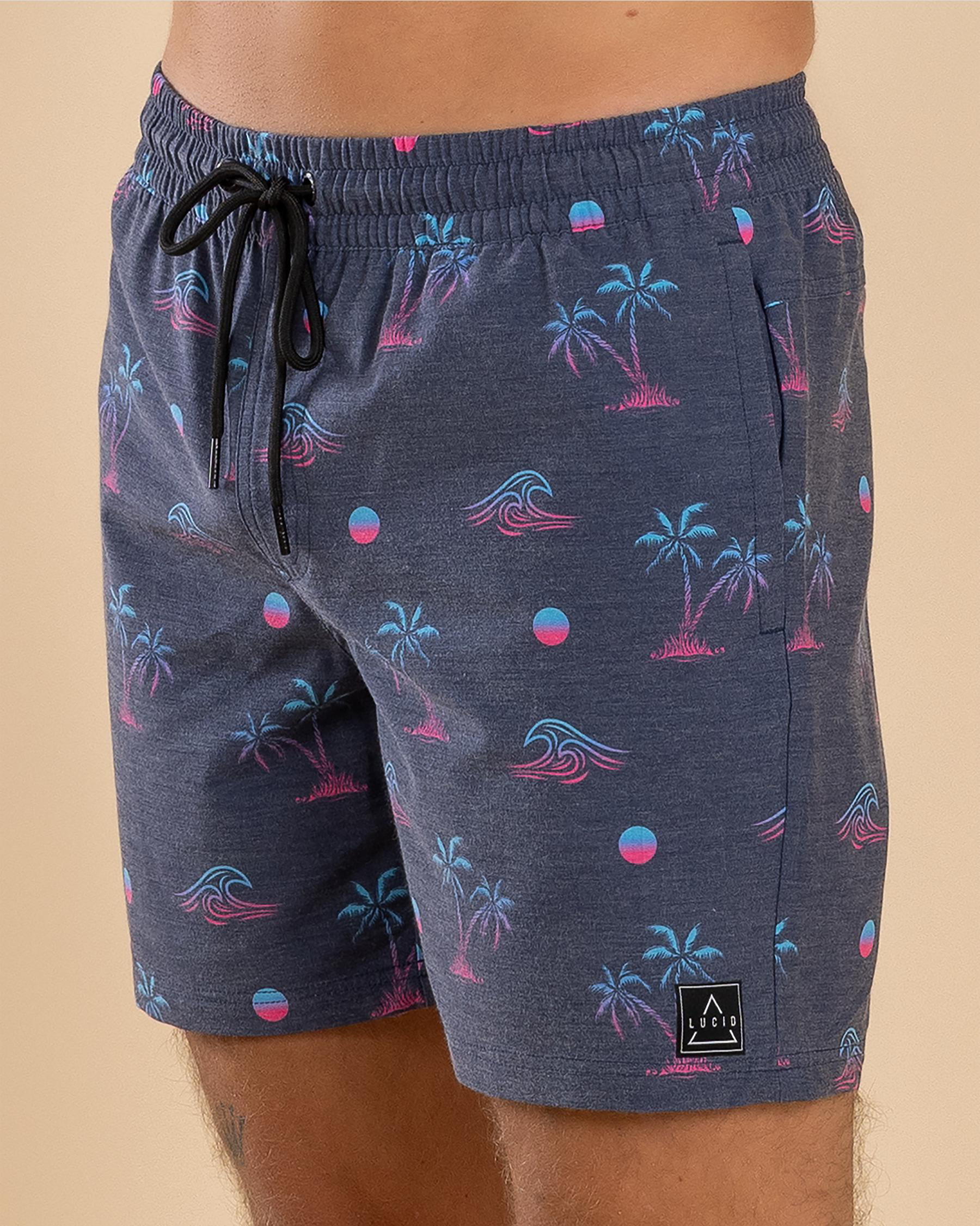 Gust Elastic Waist Shorts