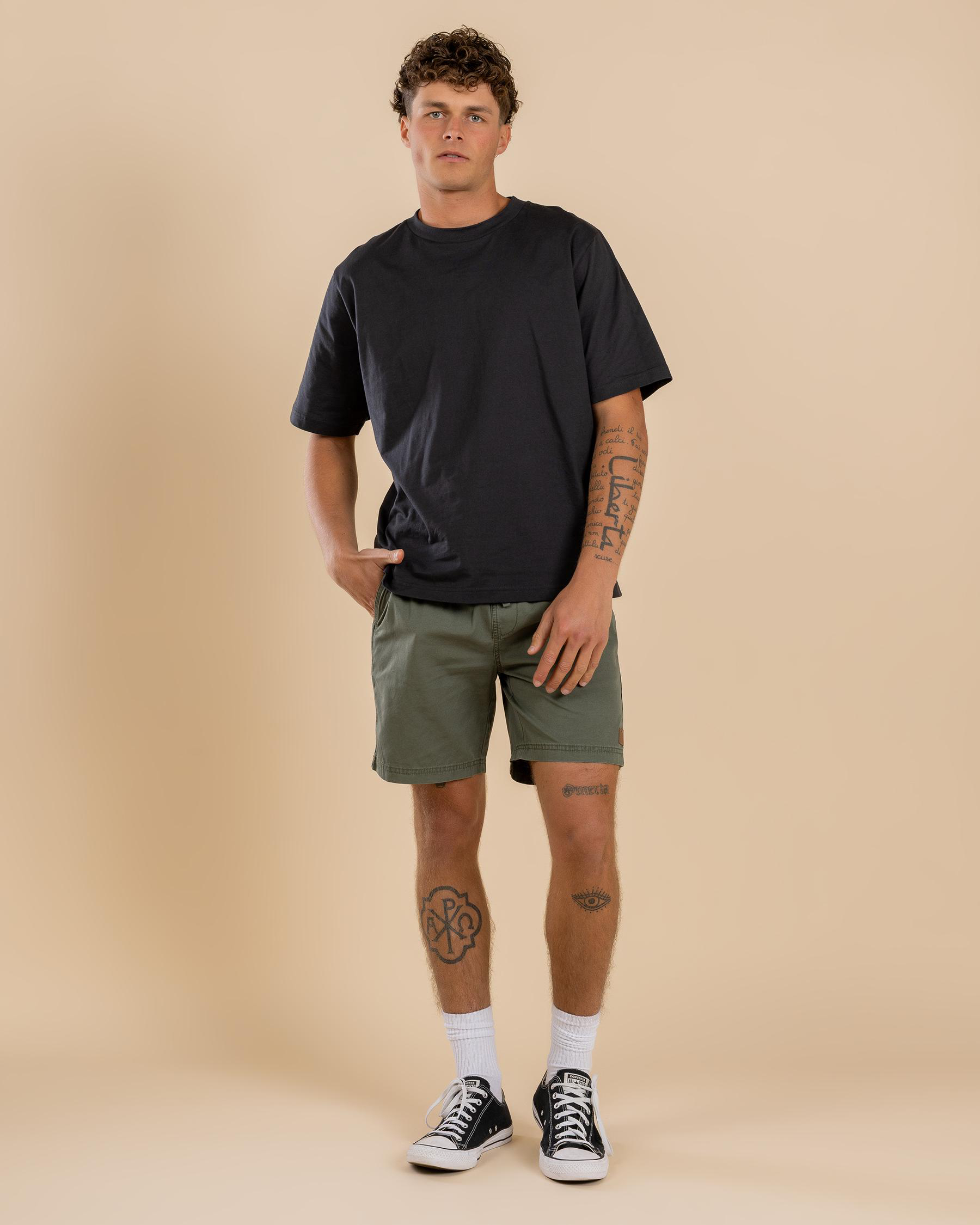 Conclude Elastic Waist Shorts