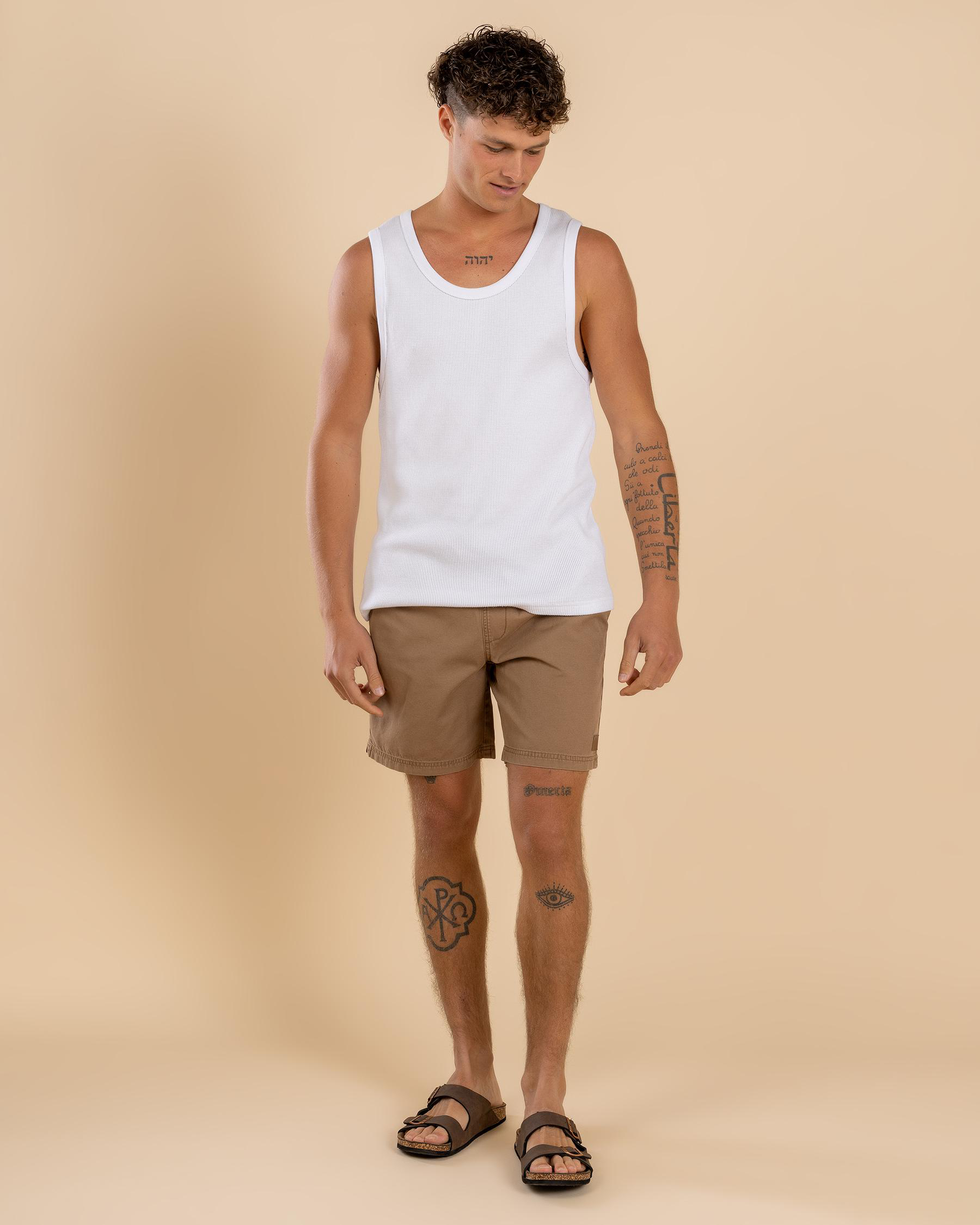 Conclude Elastic Waist Shorts