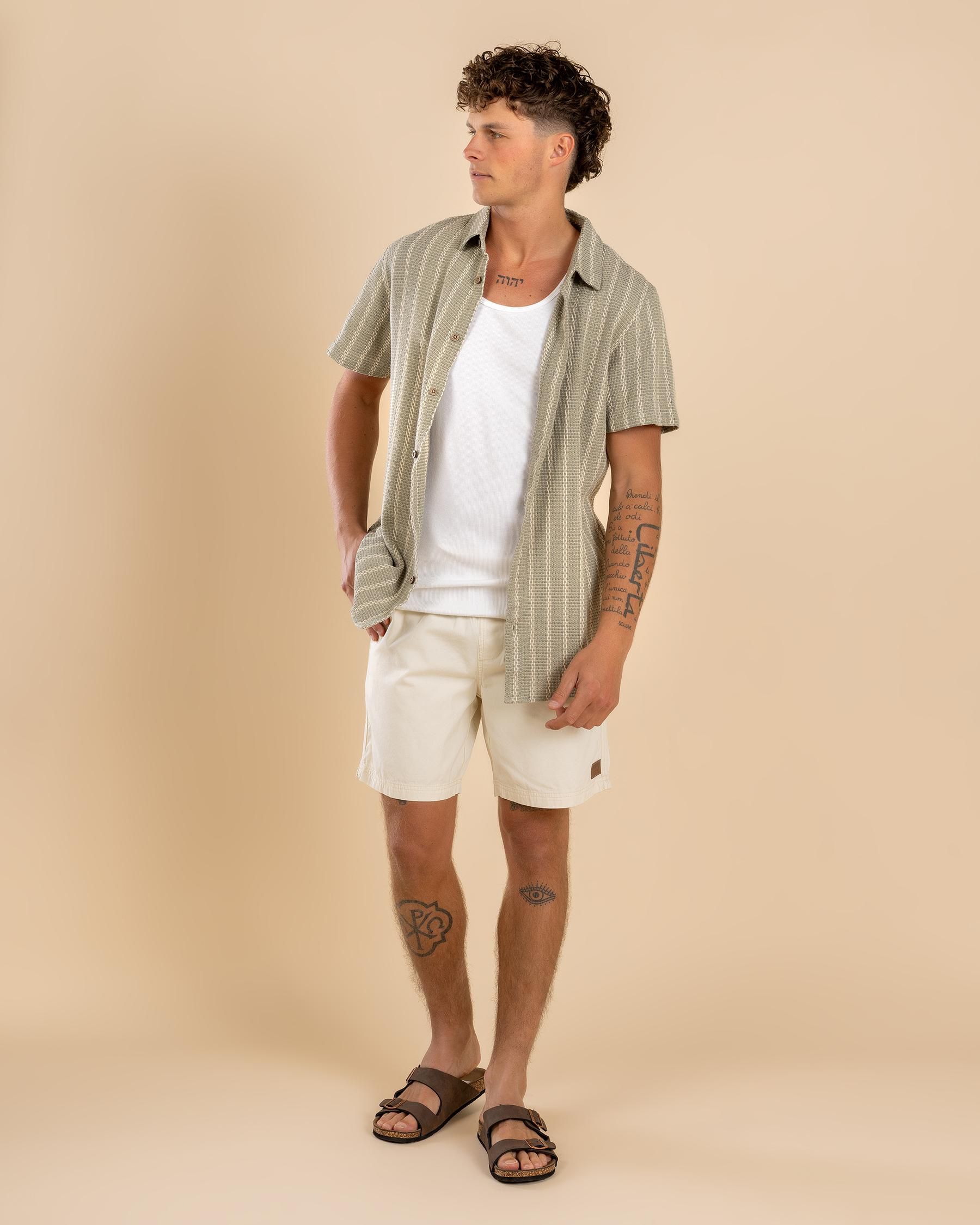 Conclude Elastic Waist Shorts