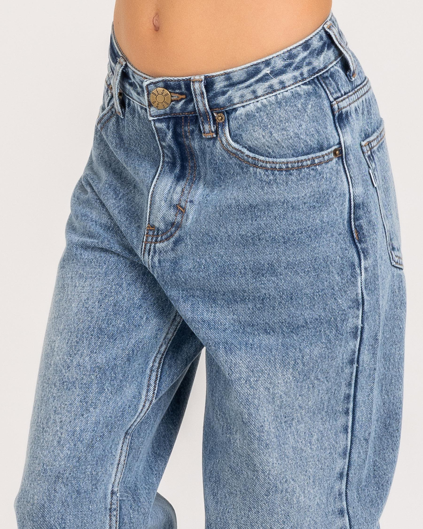 Rocker Straight Leg Jeans