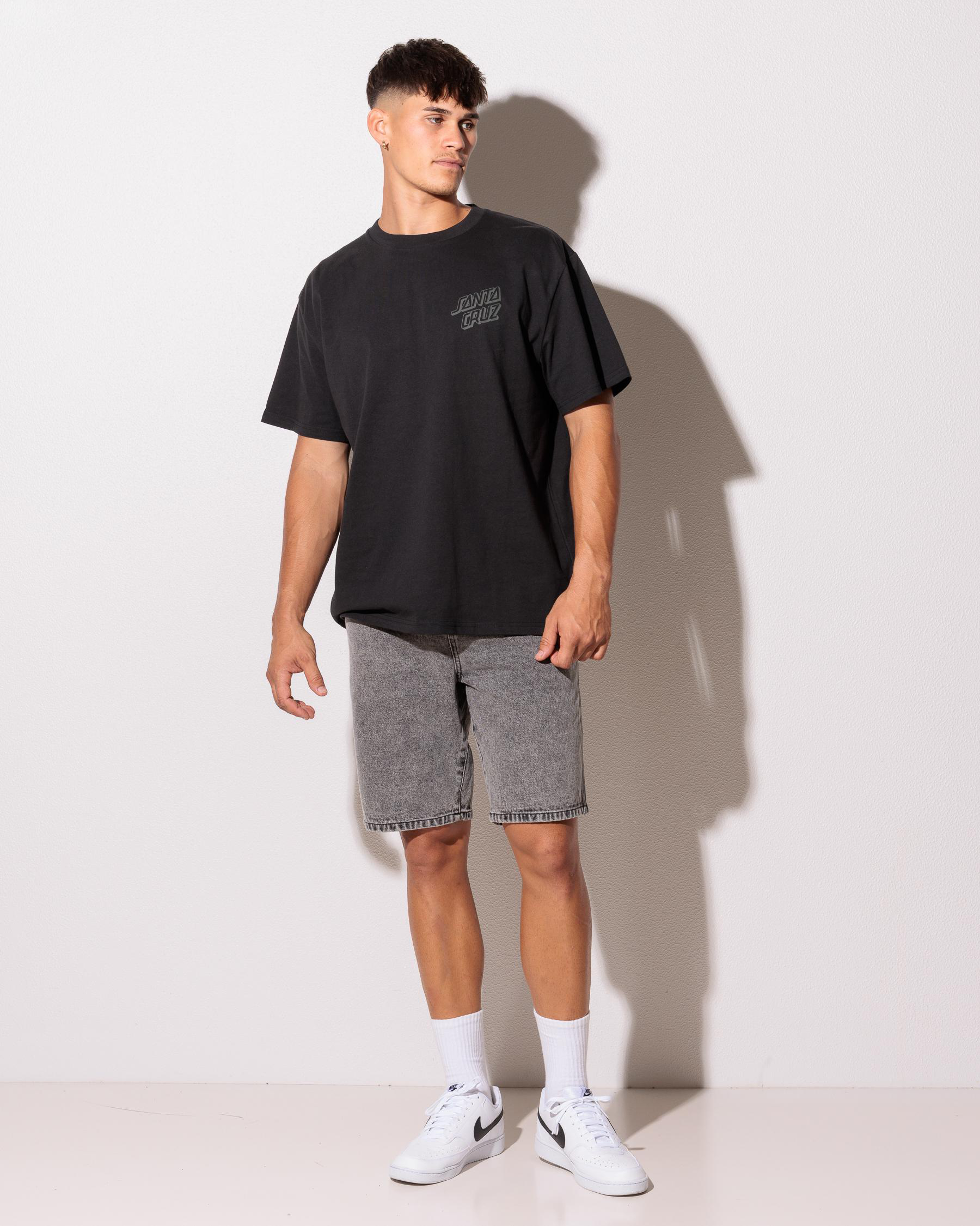 Bone Hand Evolved Denim Shorts