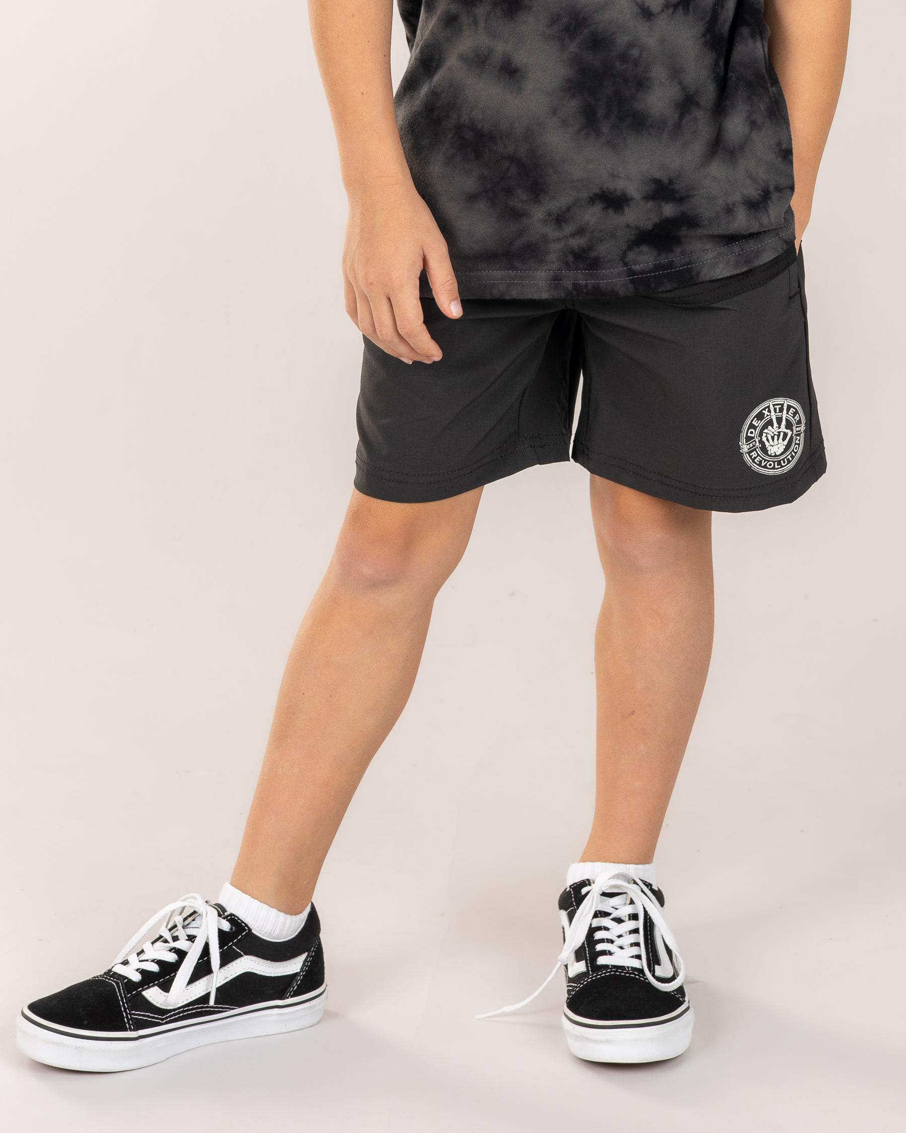 Fissure Elastic Waist Shorts