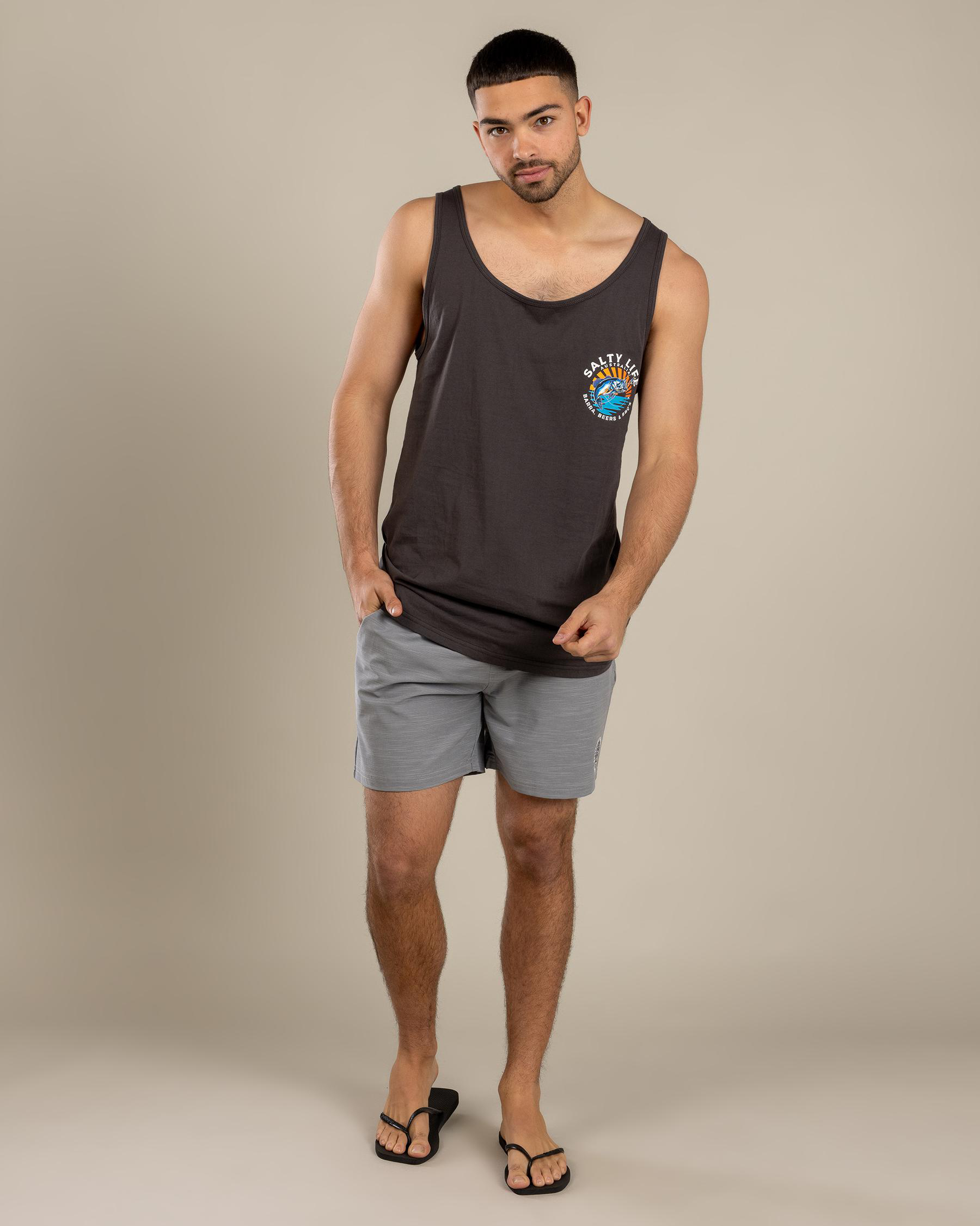 Sail Elastic Waist Shorts