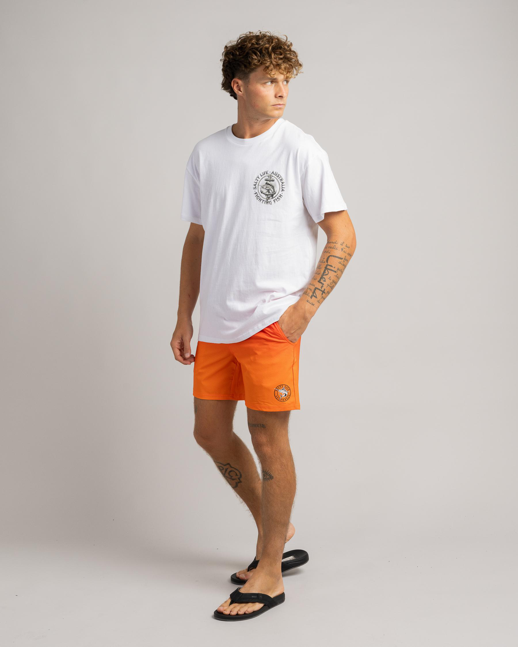 Density Elastic Waist Shorts