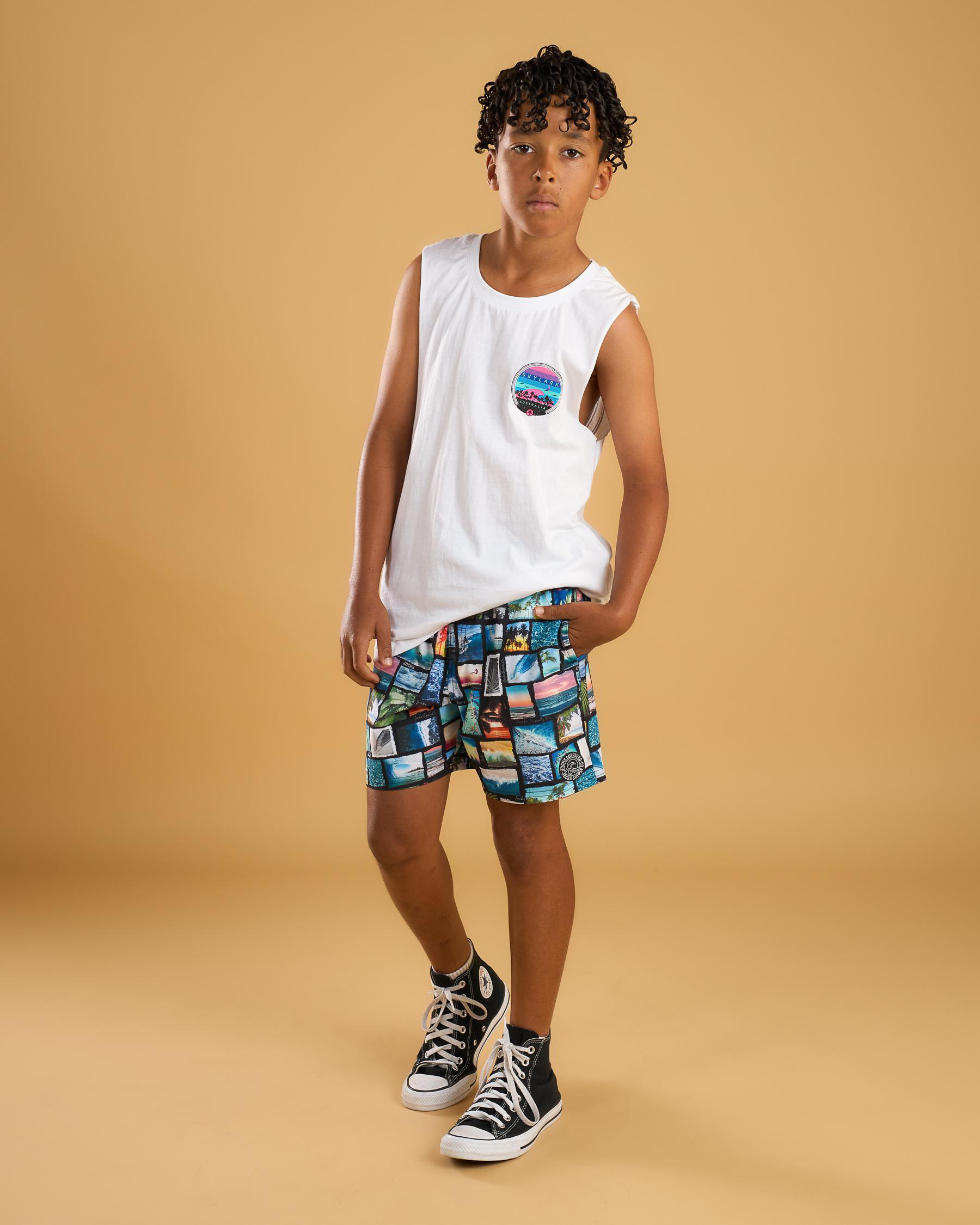 Jordy Elastic Waist Shorts