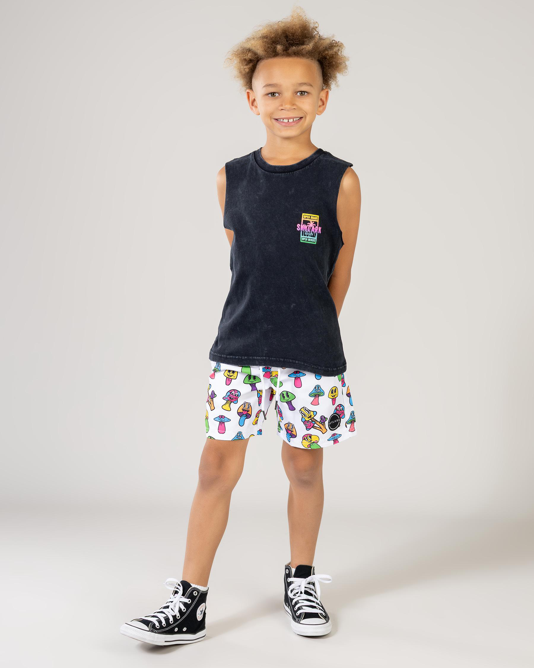 Toddlers' Vibrance Elastic Waist Shorts
