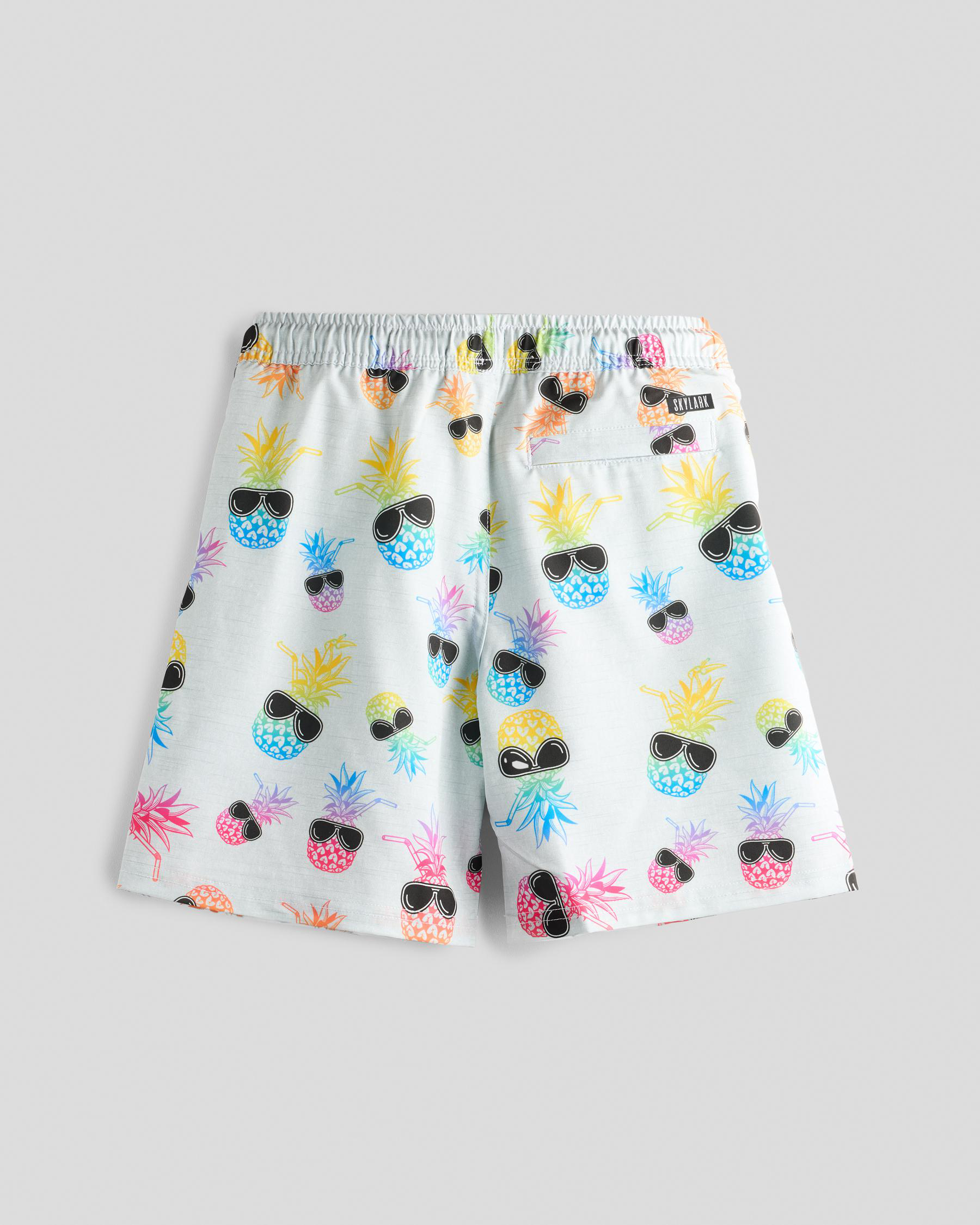 Toddlers' Scene Elastic Waist Shorts