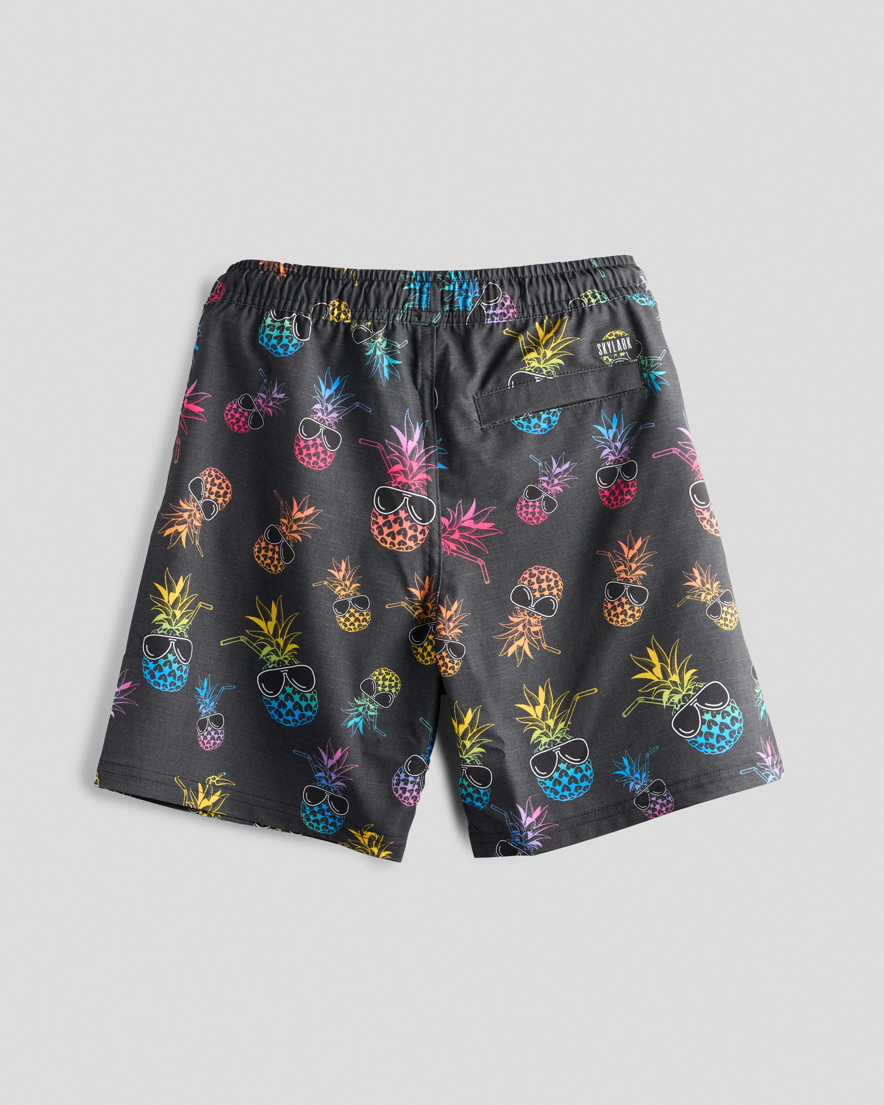 Toddlers' Scene Elastic Waist Shorts