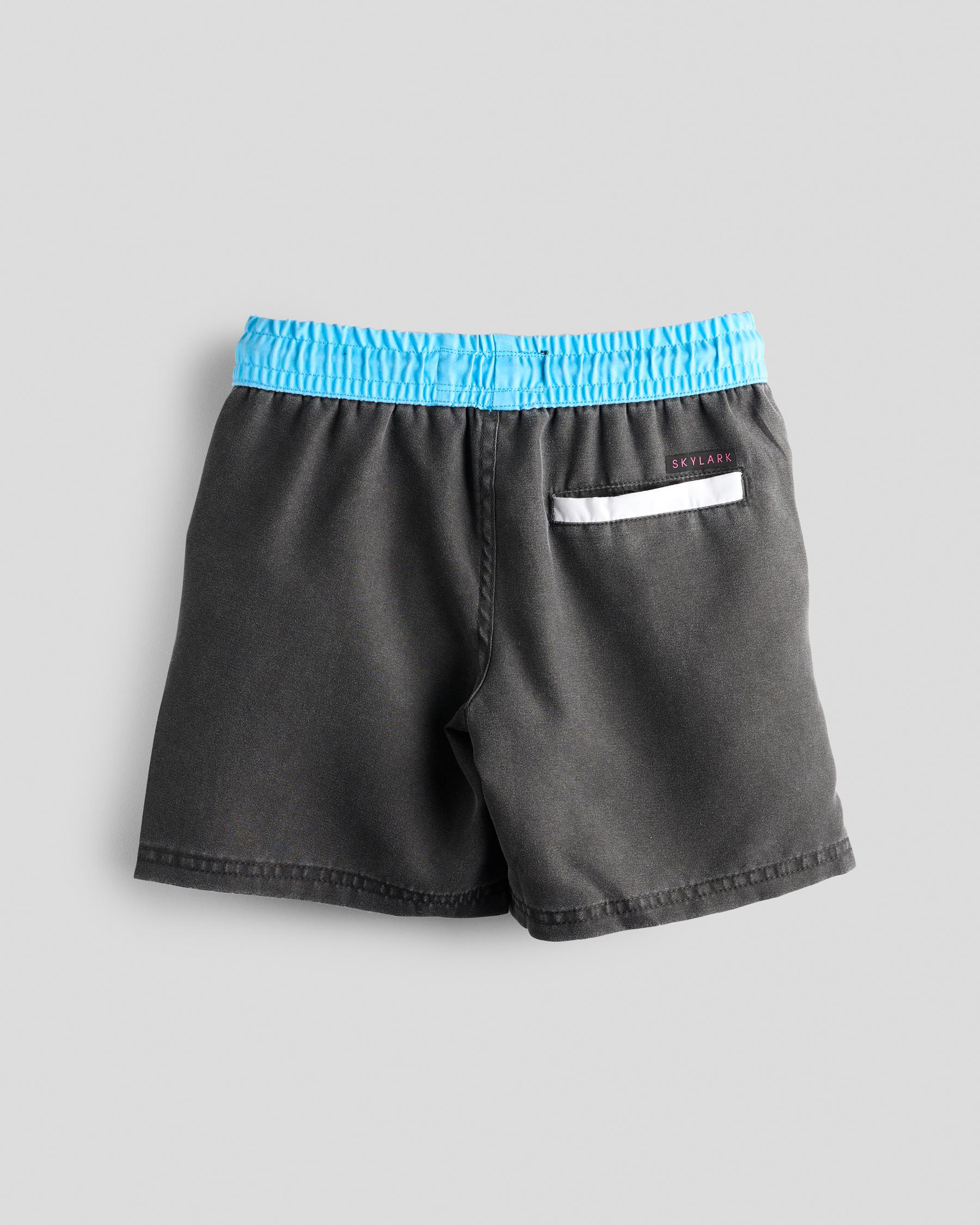 String Elastic Waist Shorts