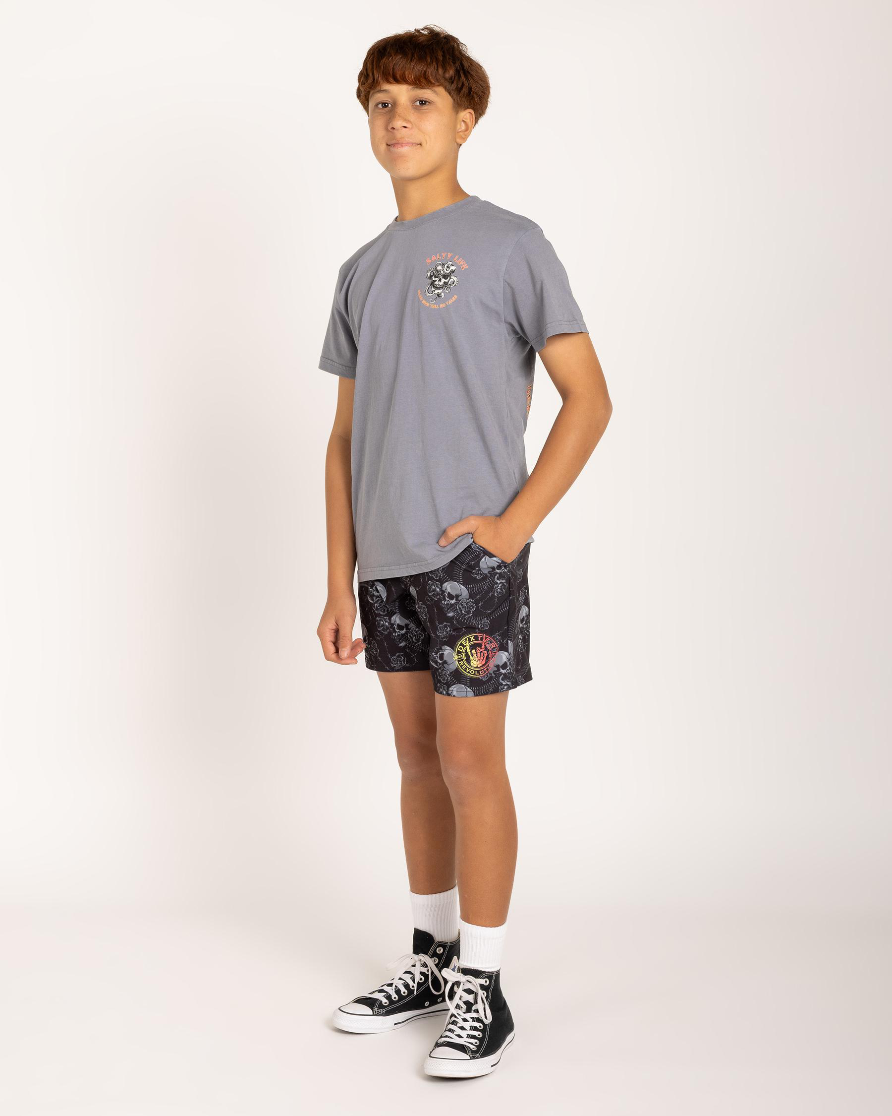 Cartridges Elastic Waist Shorts